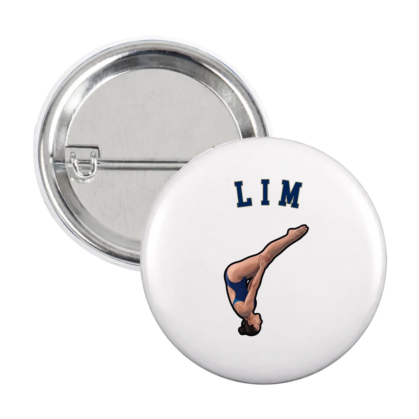 Game Day Button — Shirsey Arch in White