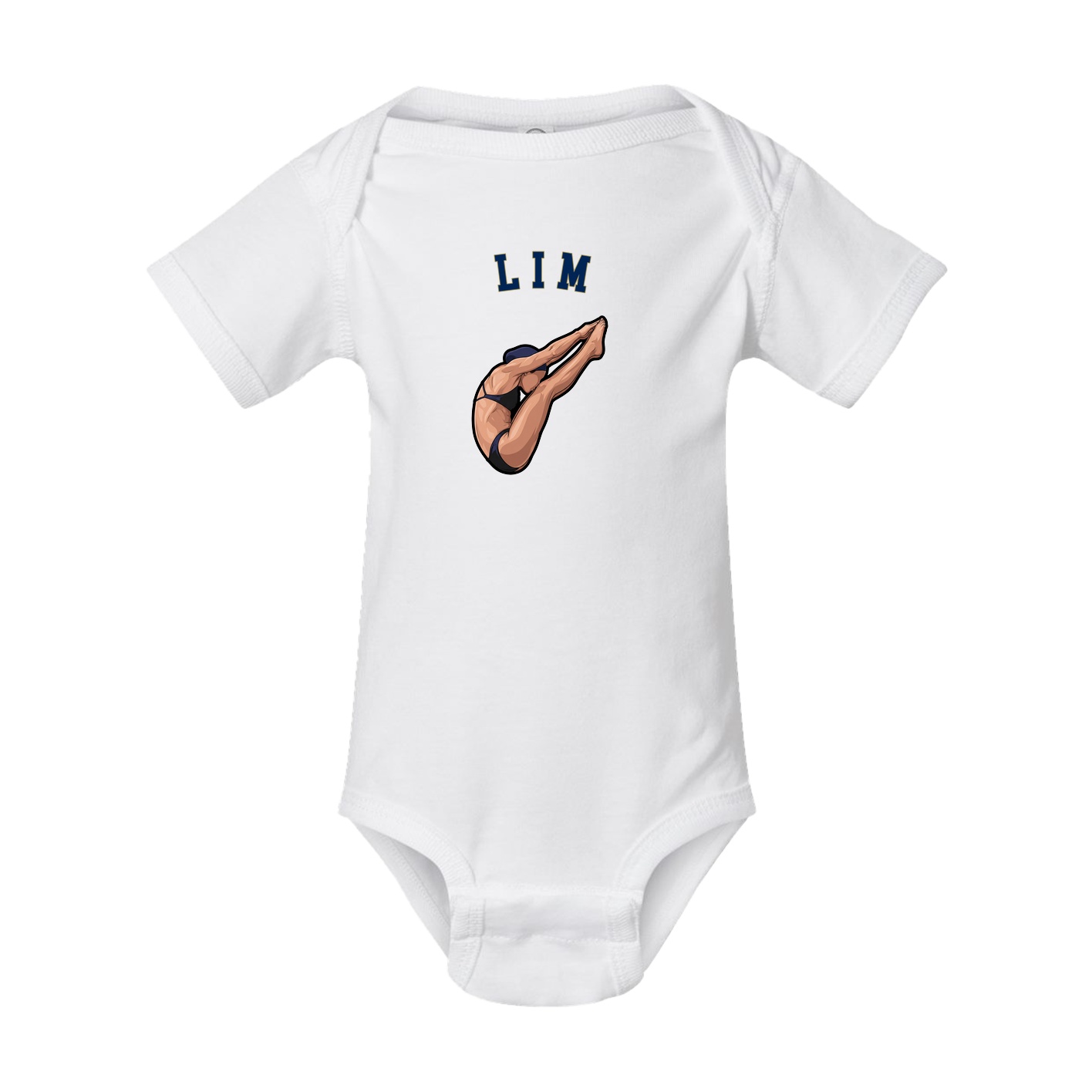 Baby Onesie — Shirsey Arch in White
