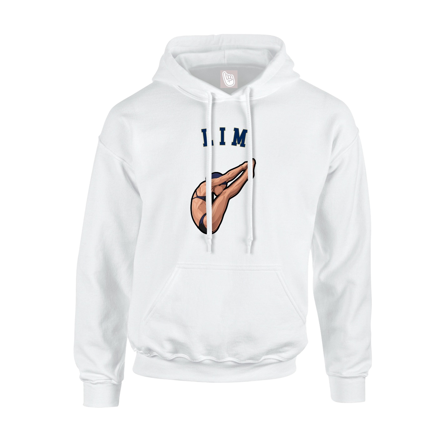 Youth Hoodie — Shirsey Arch in White
