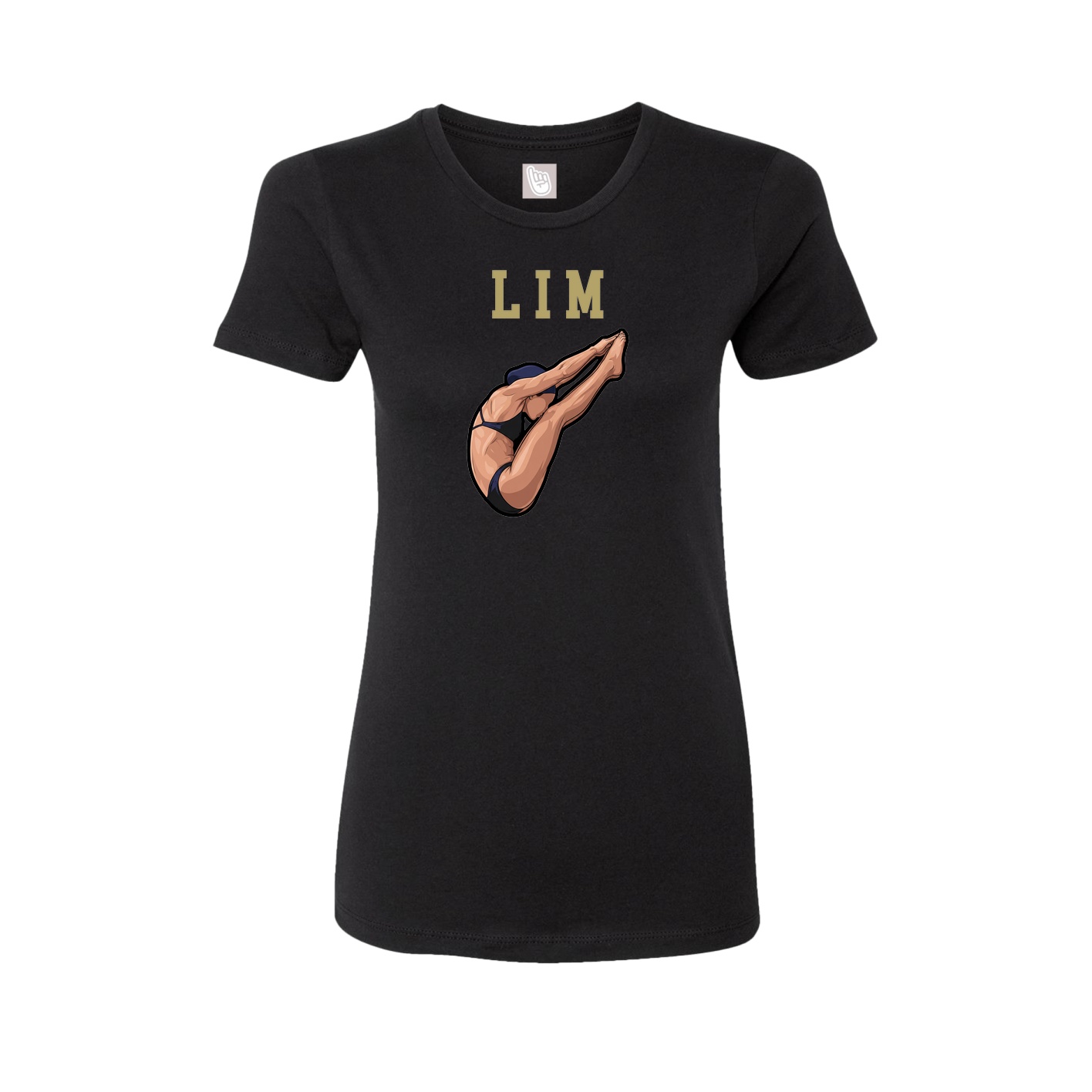 Fitted Women's Tee — Shirsey in Black