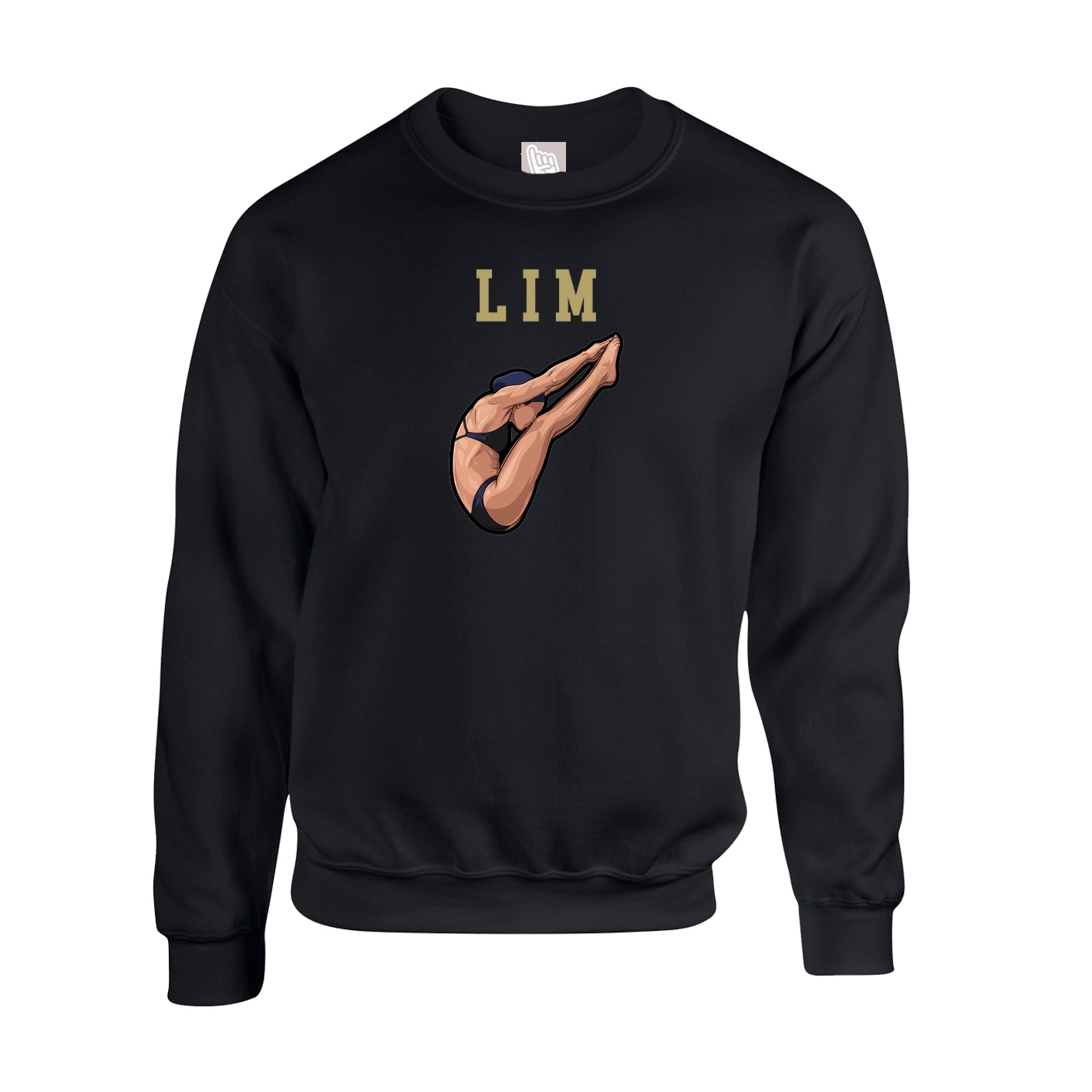 Fleece Crew — Shirsey in Black