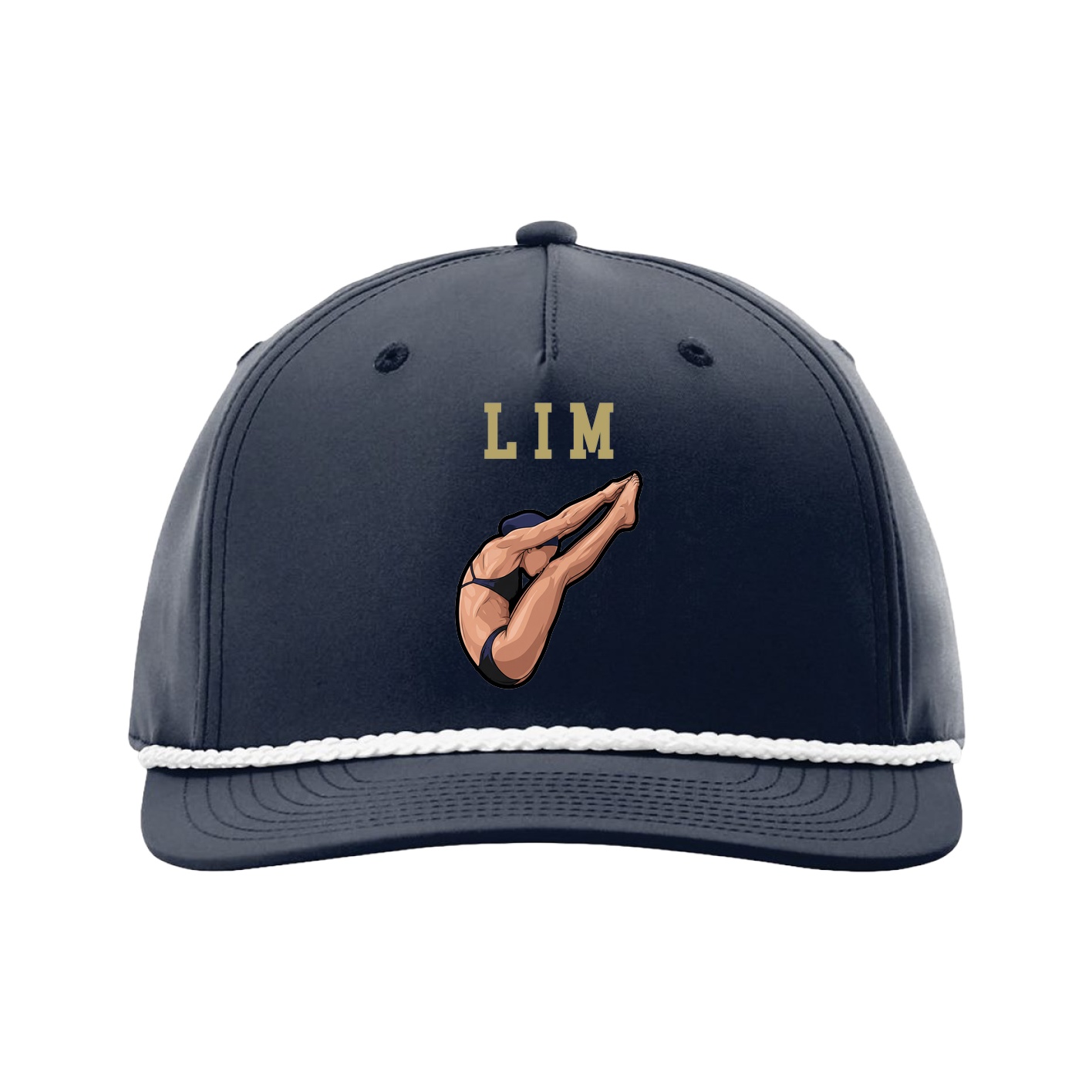 Five-Panel Classic Rope Cap — Shirsey in Navy