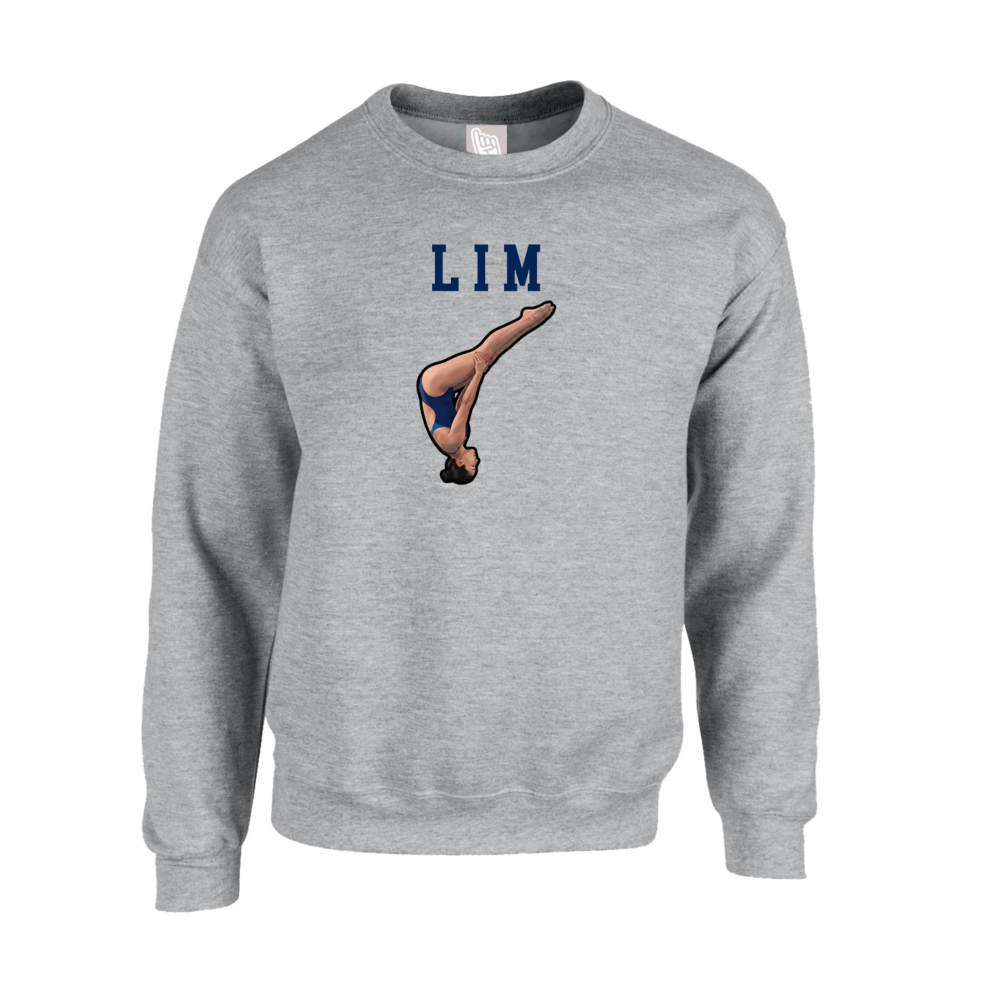 Fleece Crew — Shirsey in Grey