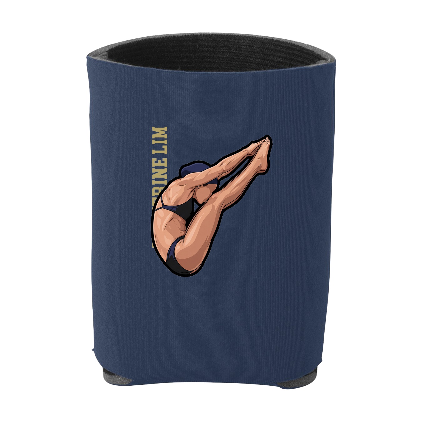 Can Holder — Name Vertical in Navy