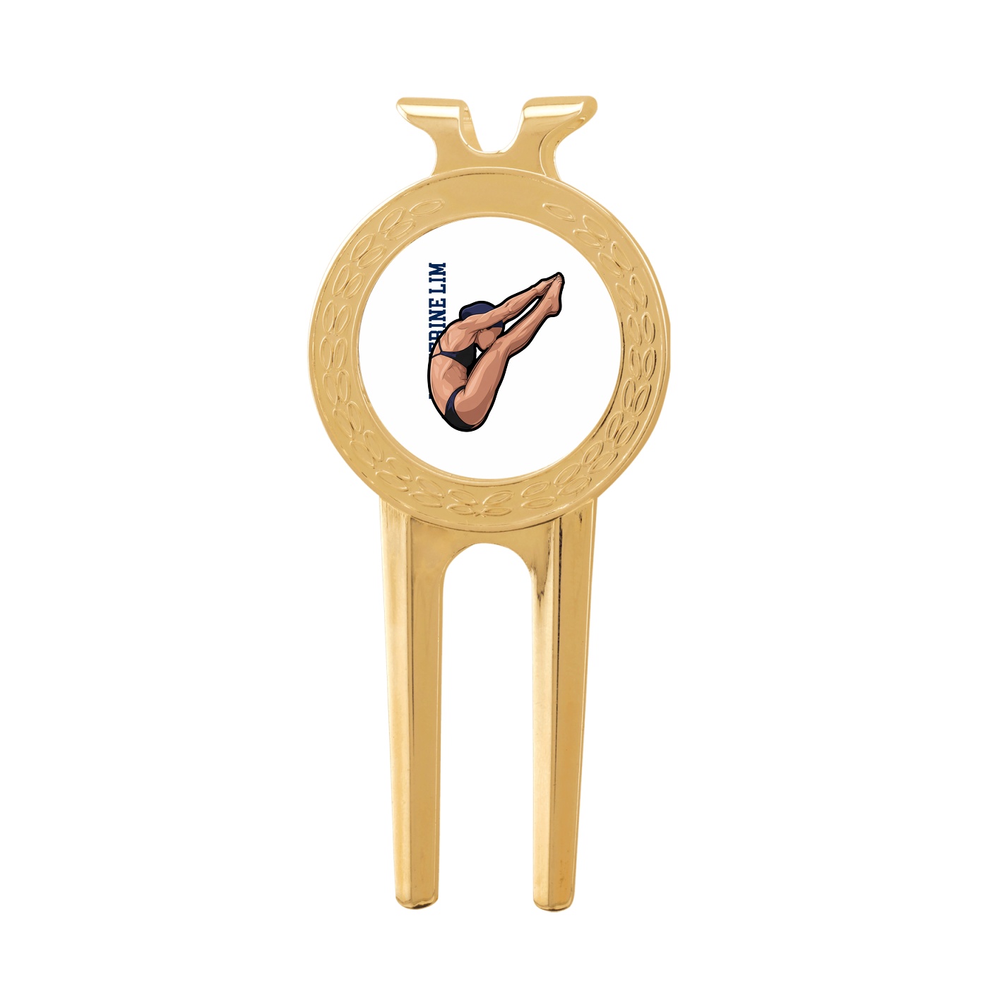 Divot Tool with Ball Marker — Name Vertical in Classic