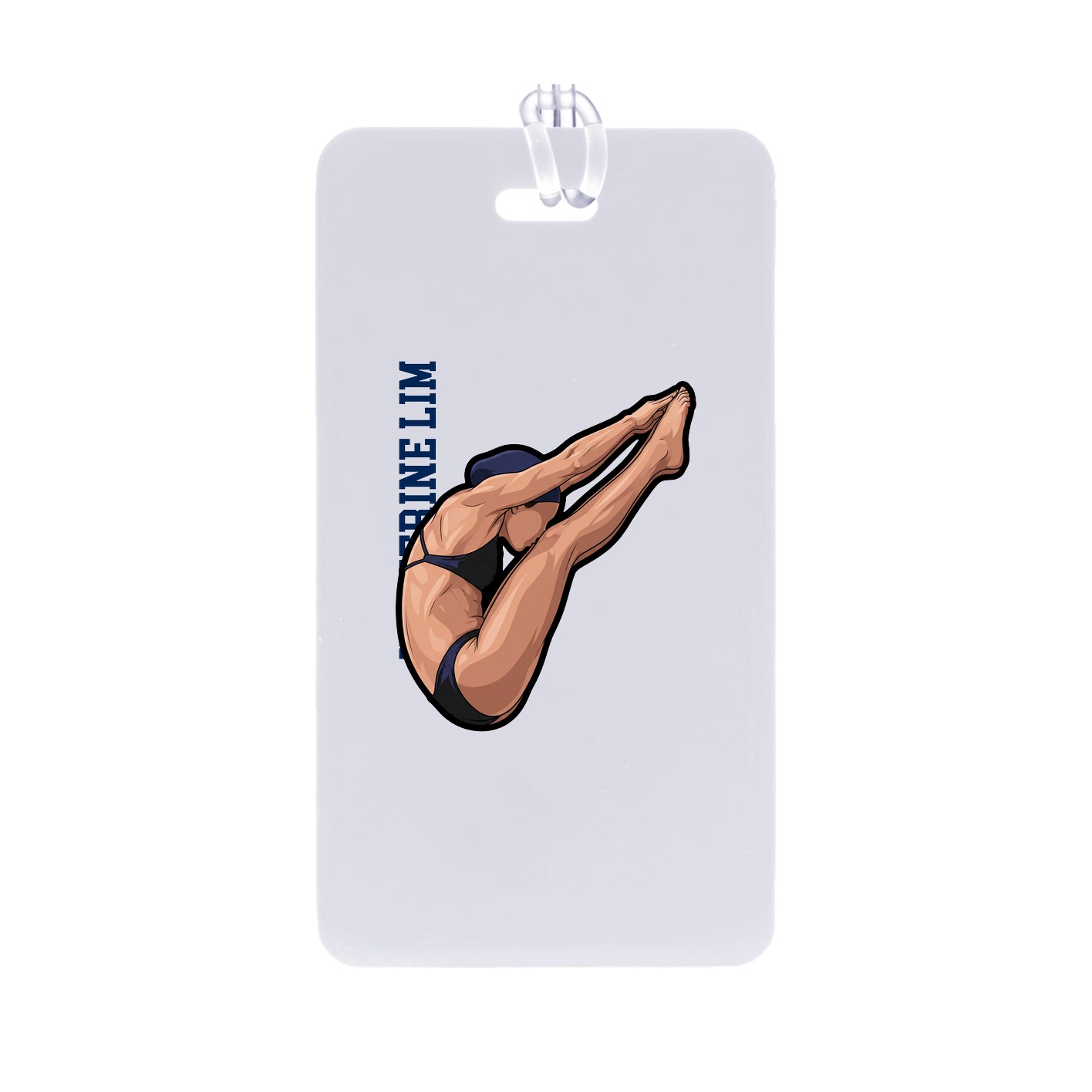 Bag Tag — Name Vertical in Classic