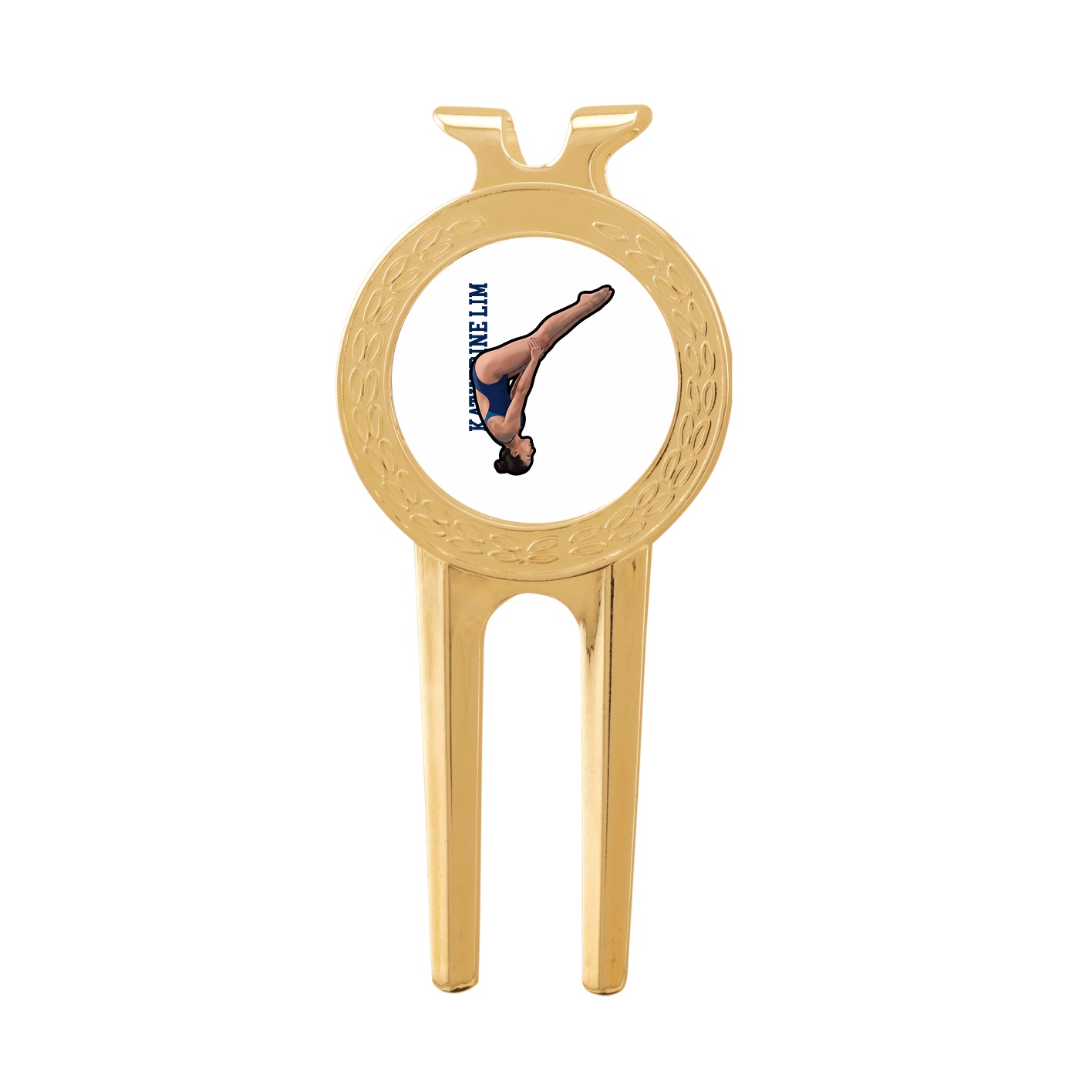Divot Tool with Ball Marker — Name Vertical in Classic