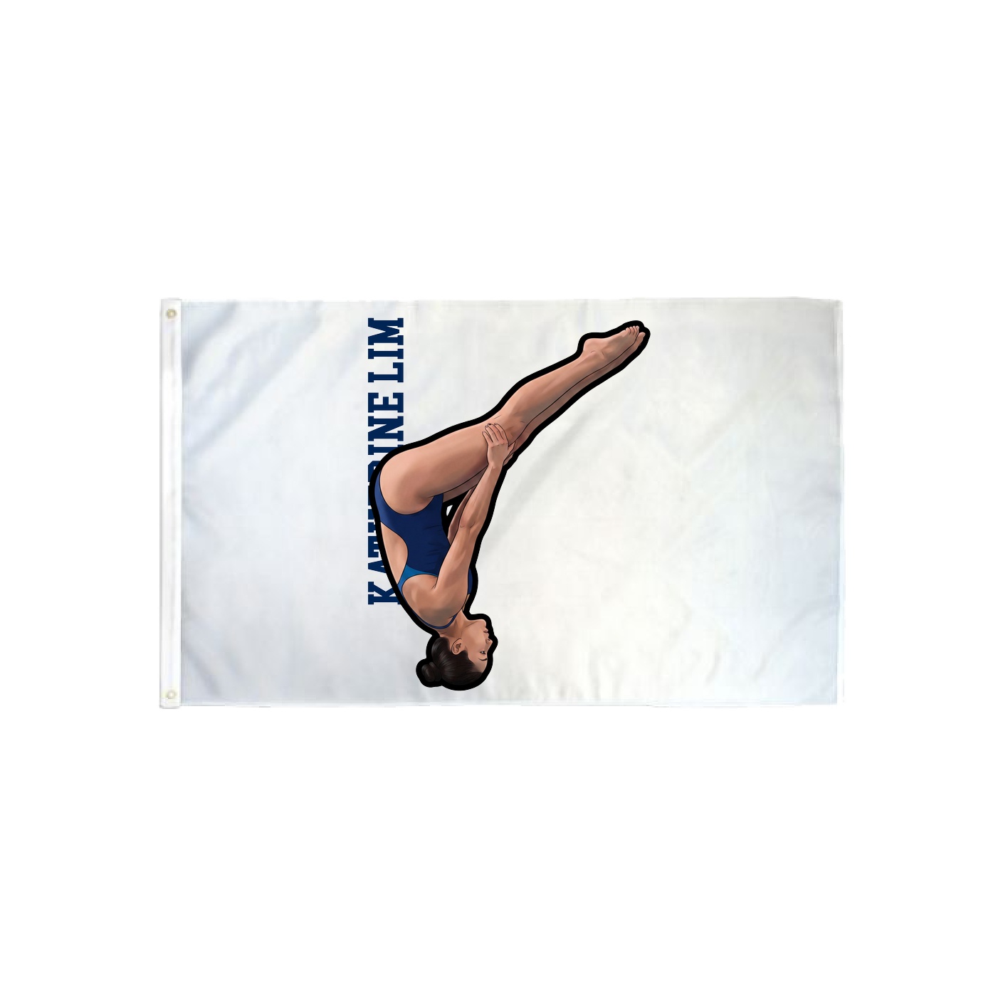 3x5 Flag — Name Vertical in Classic