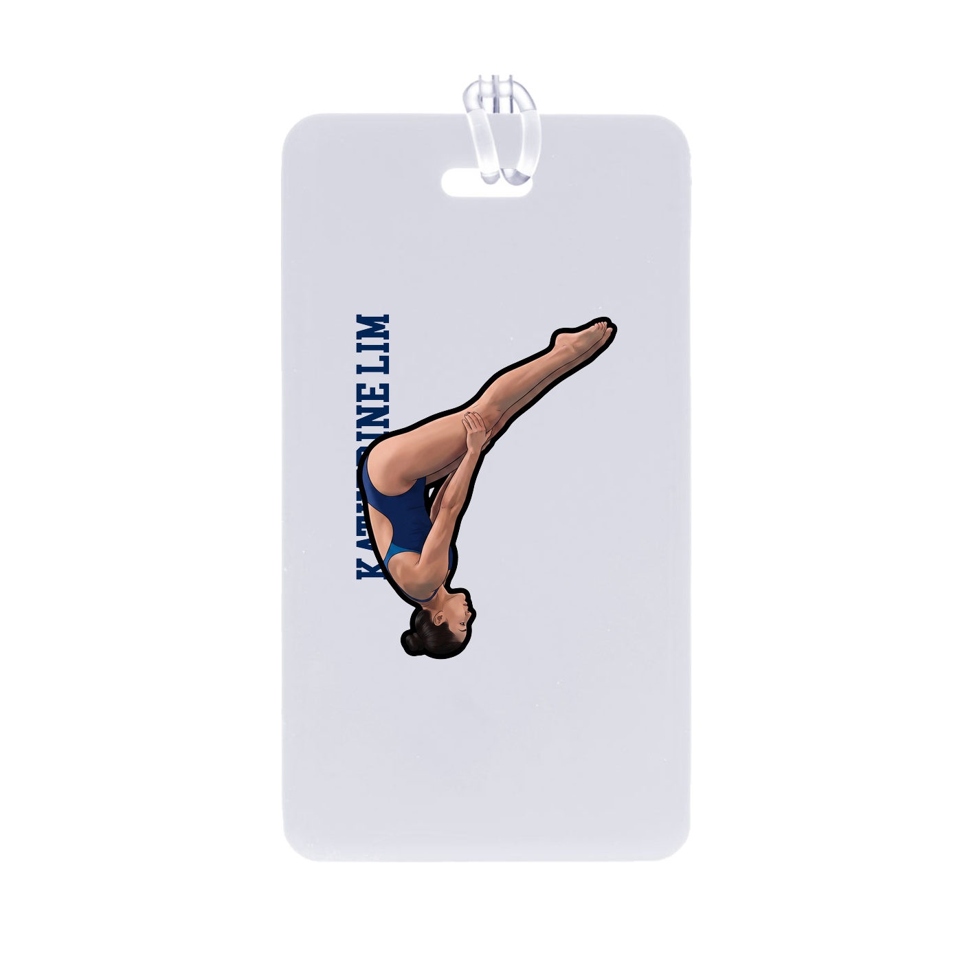Bag Tag — Name Vertical in Classic