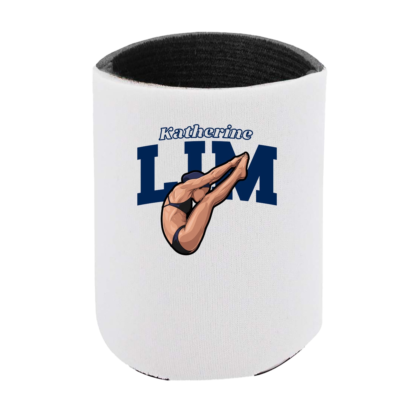 Can Holder — Name Arch in White