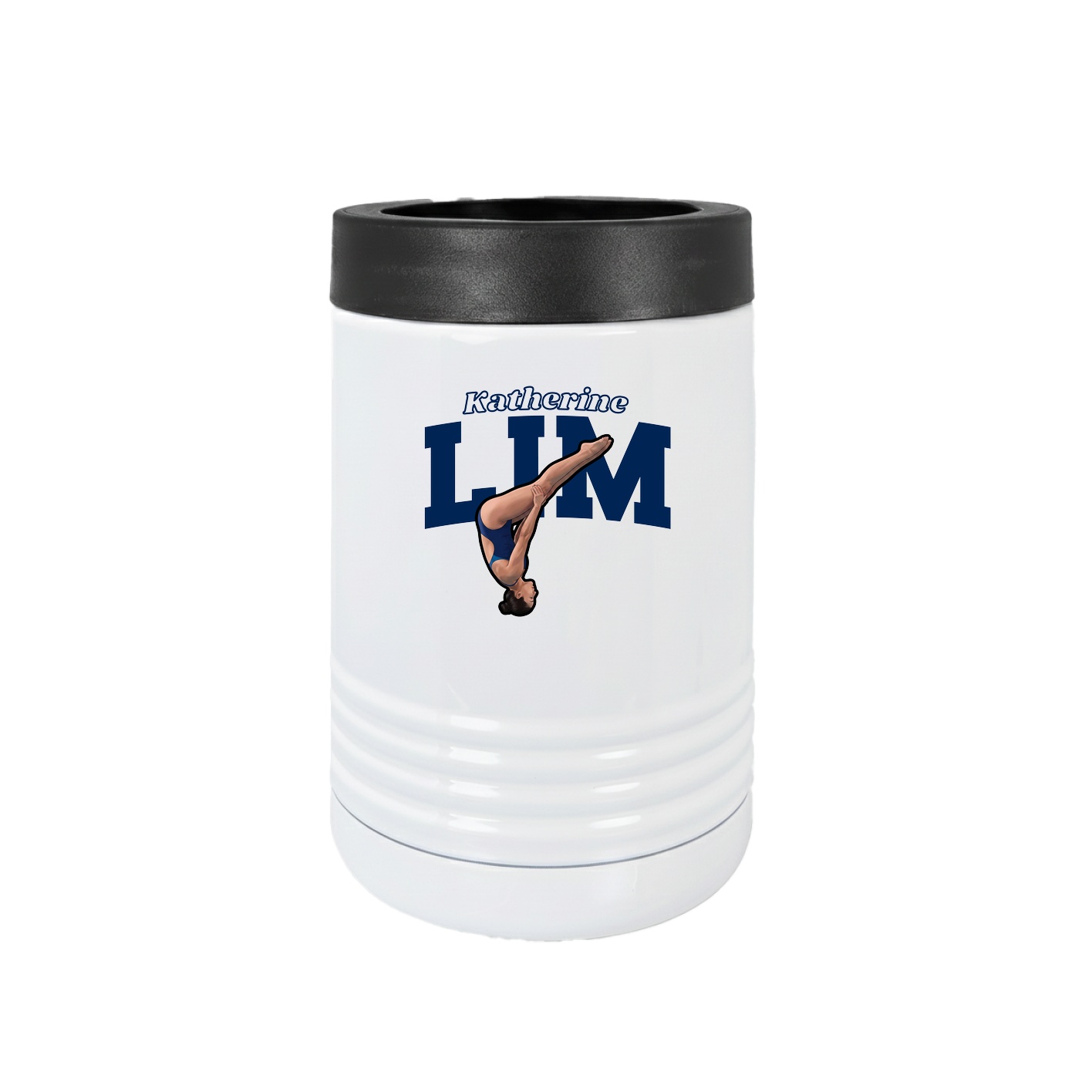 Beverage Holder — Name Arch in White