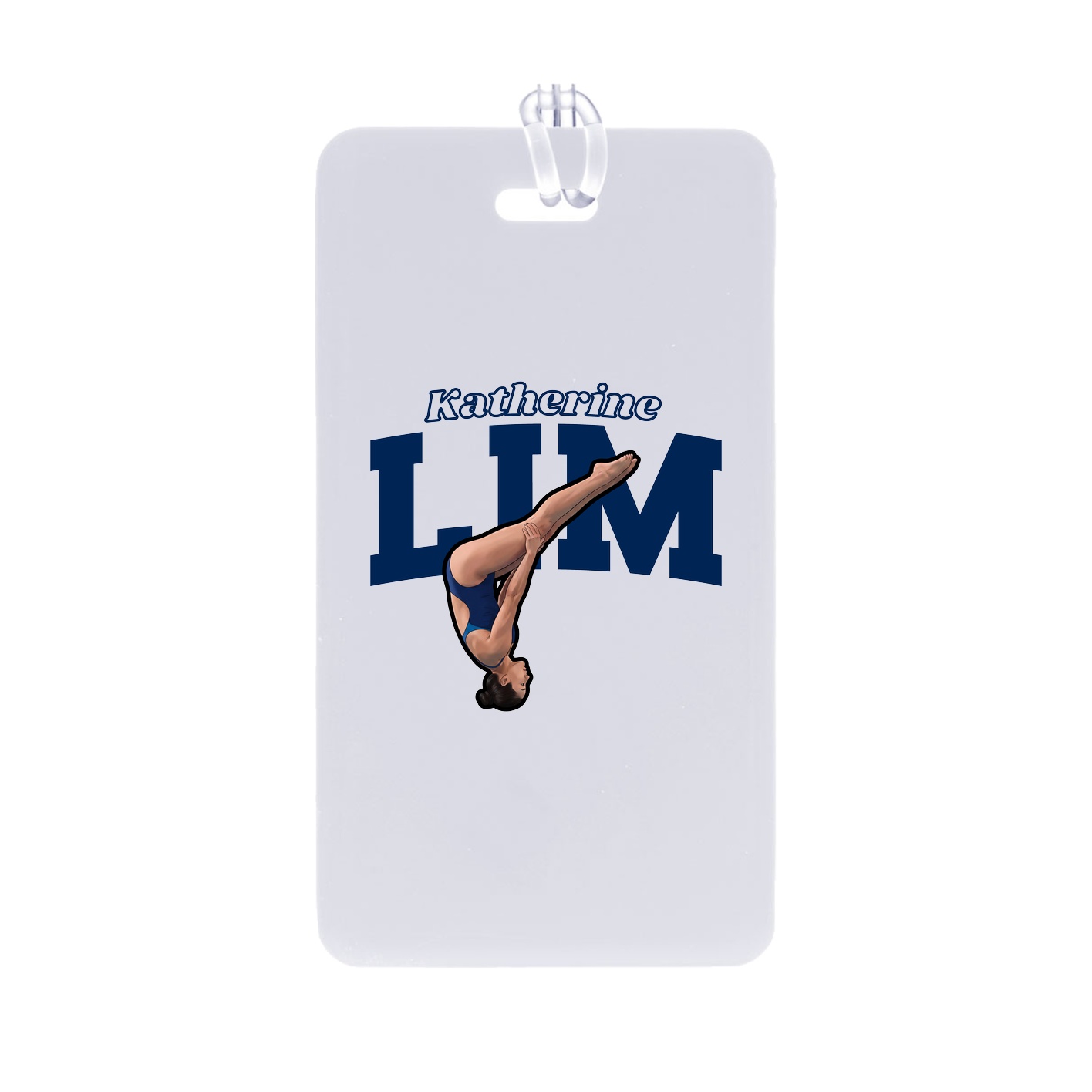 Bag Tag — Name Arch in Classic