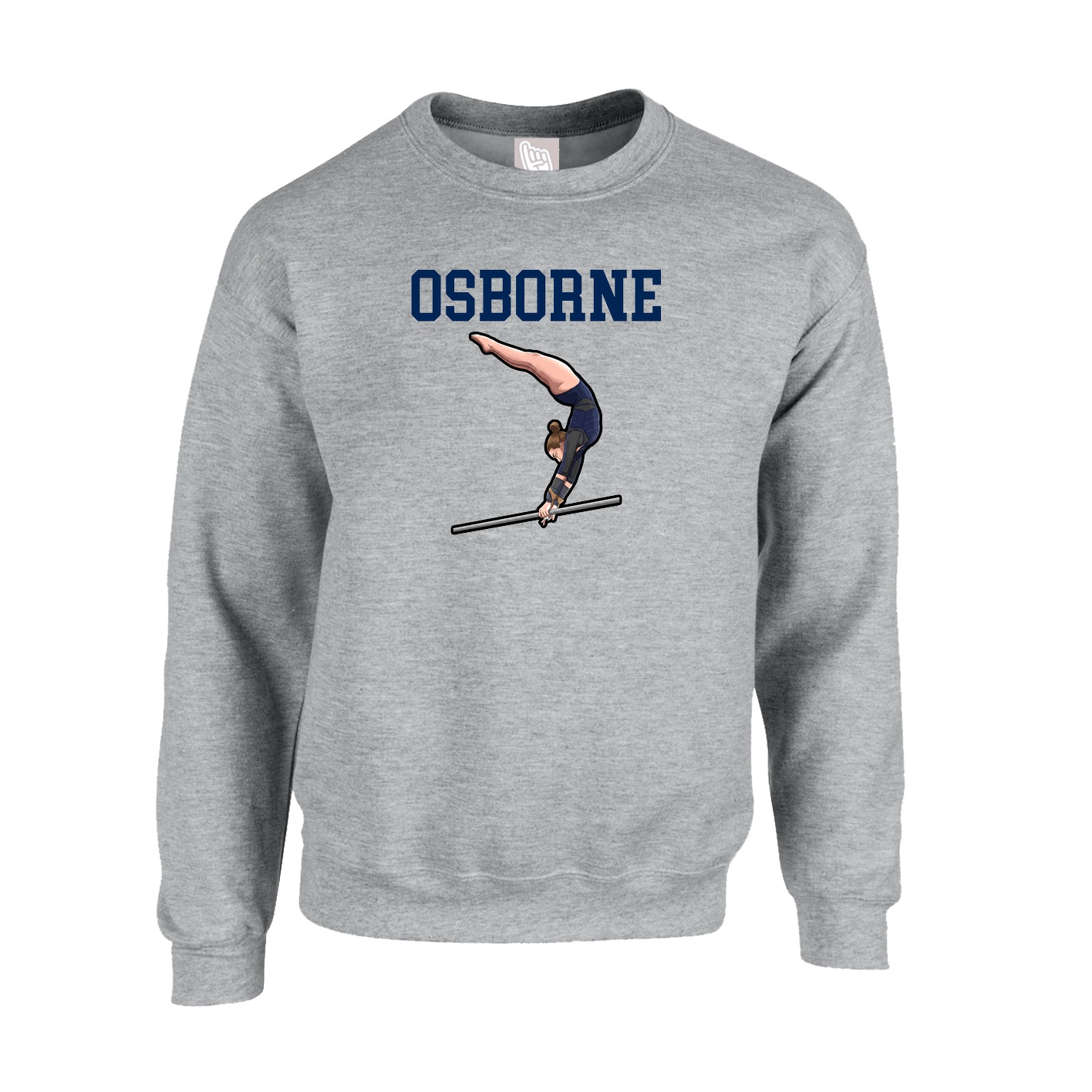 Fleece Crew — Shirsey in Grey