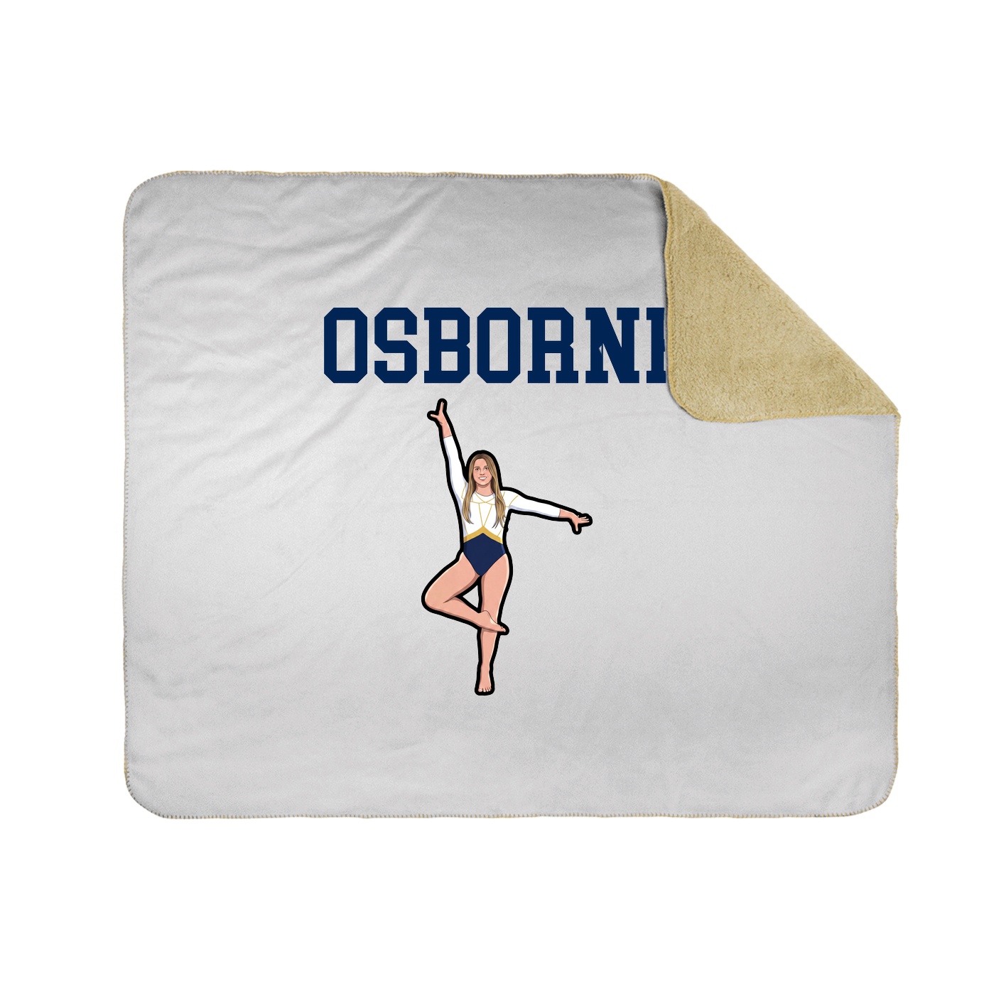 Throw Blanket — Shirsey in White