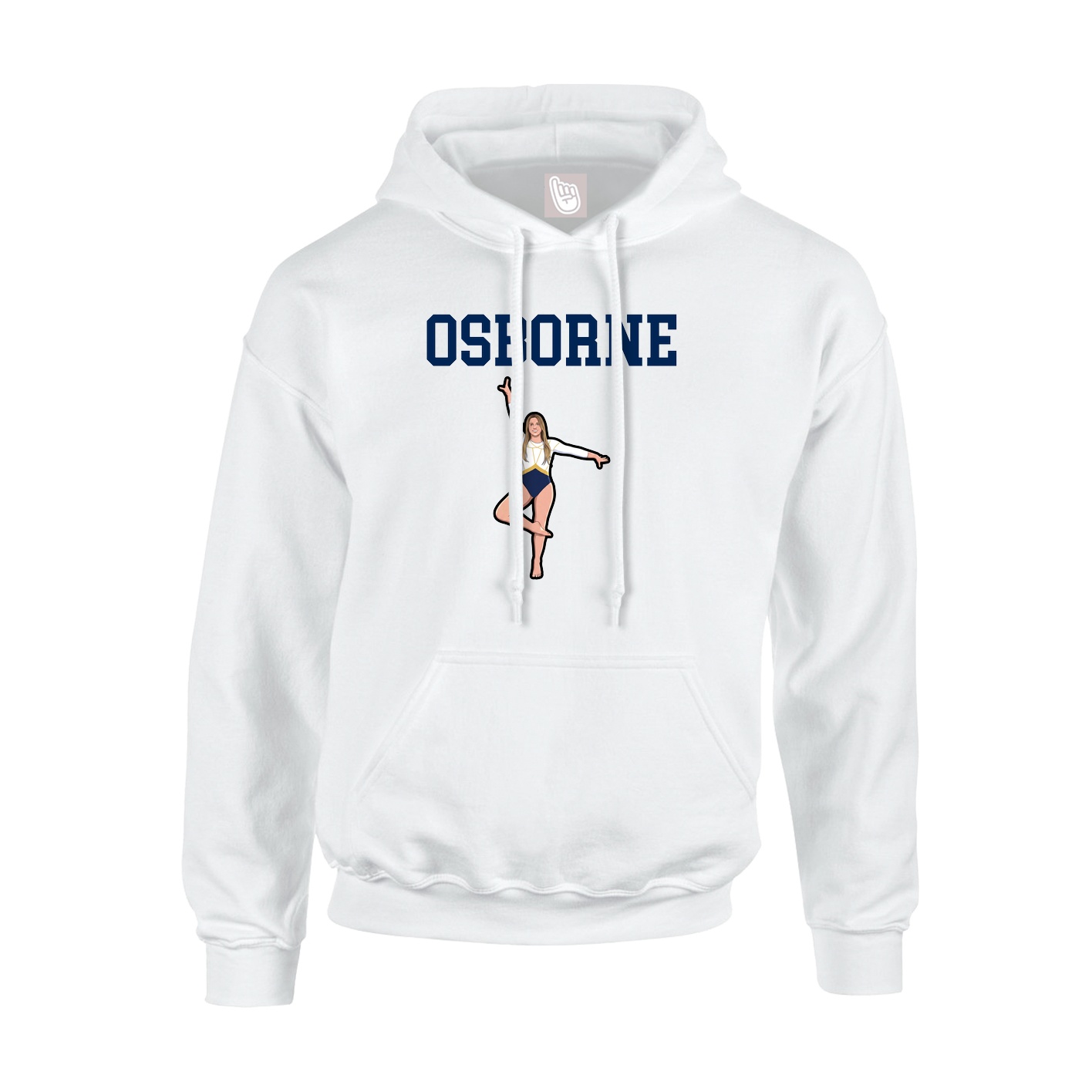 Hoodie — Shirsey in White