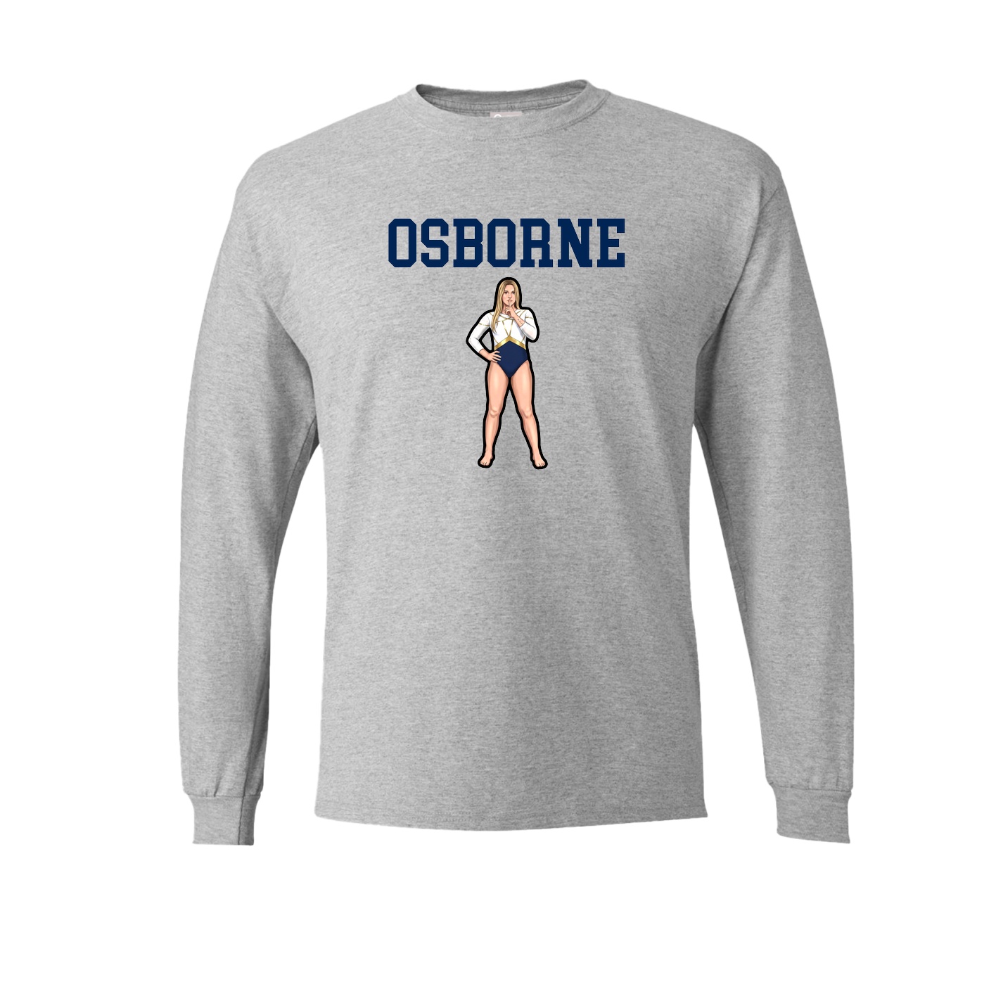 Long Sleeve Tee — Shirsey in Grey