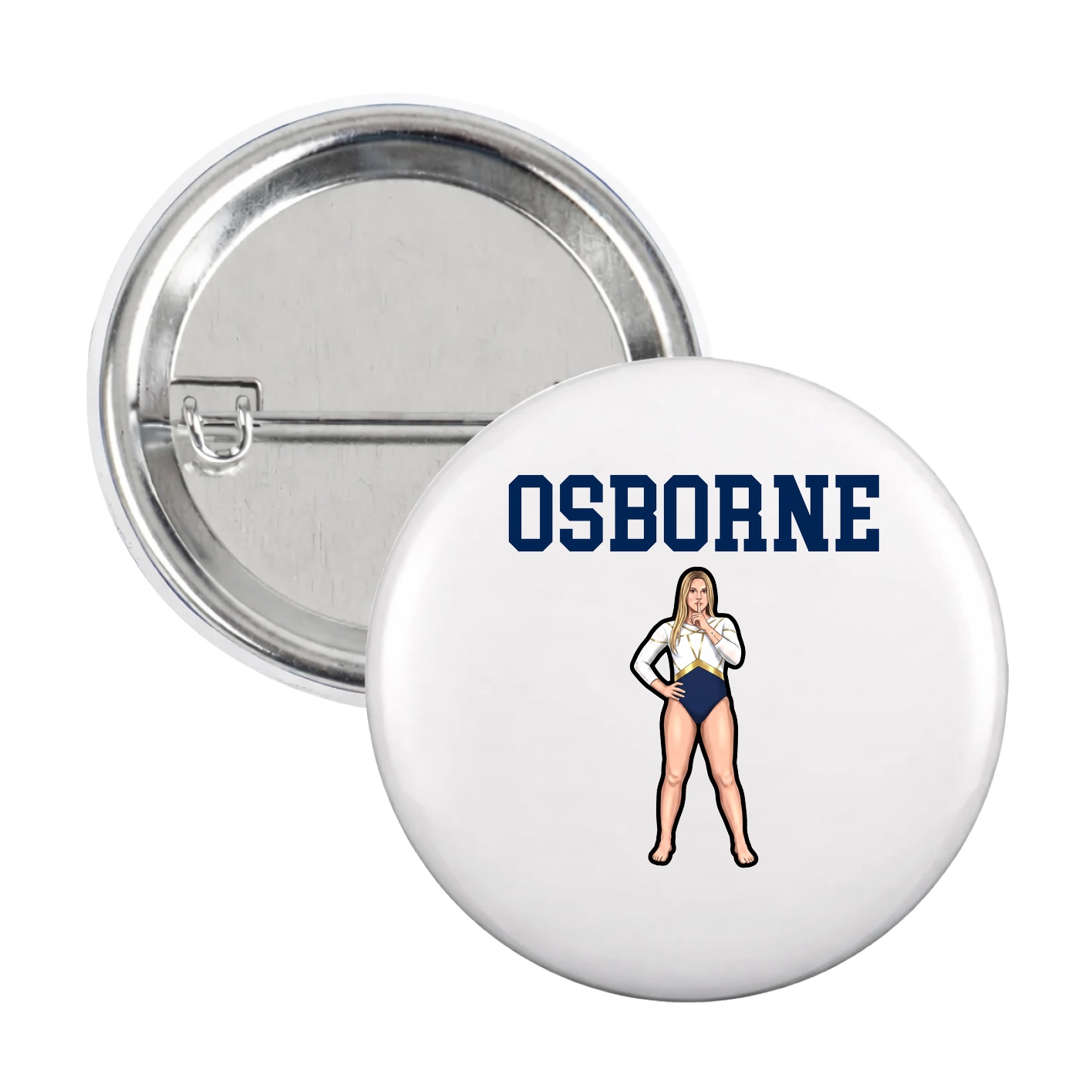 Game Day Button — Shirsey in White