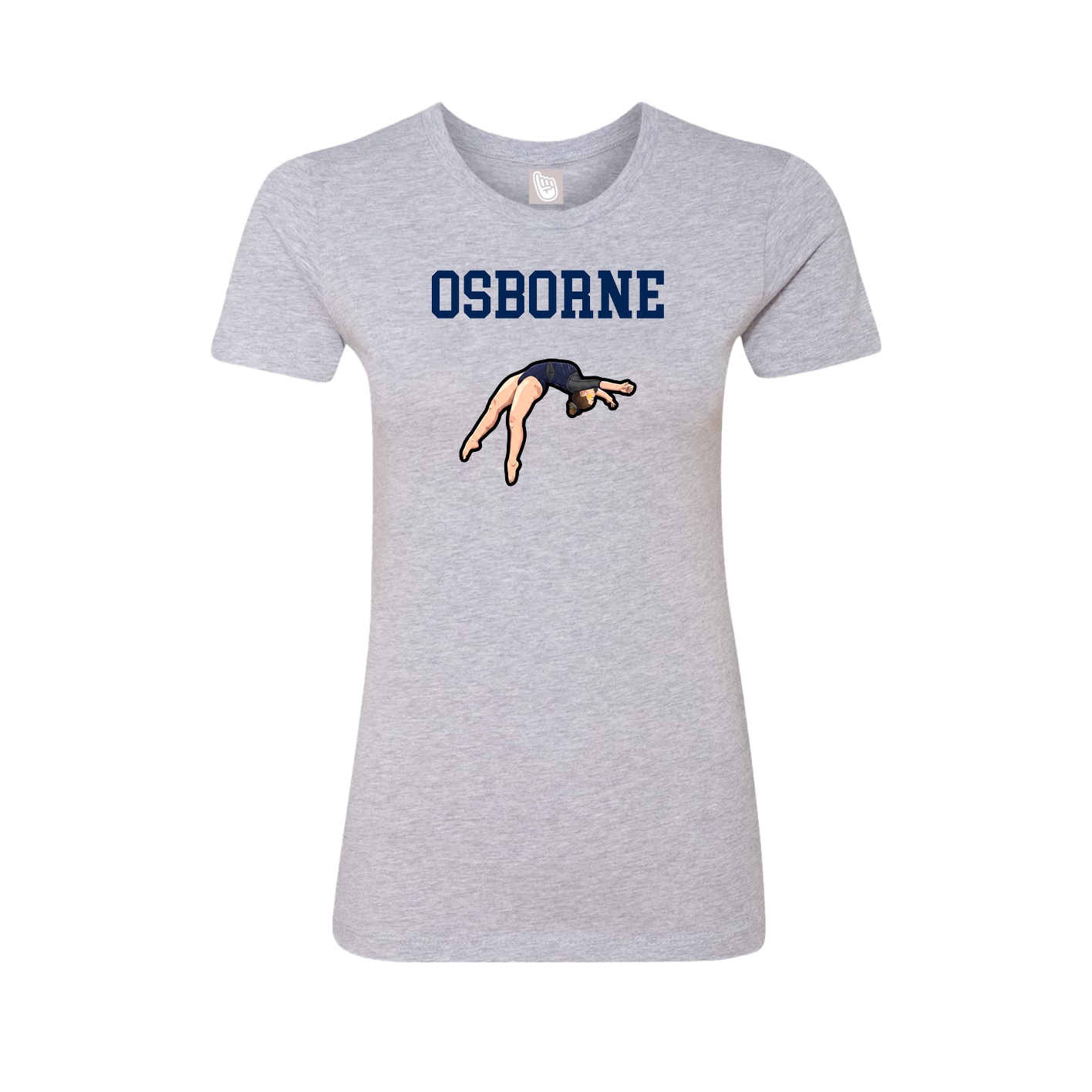 Fitted Women's Tee — Shirsey in Grey