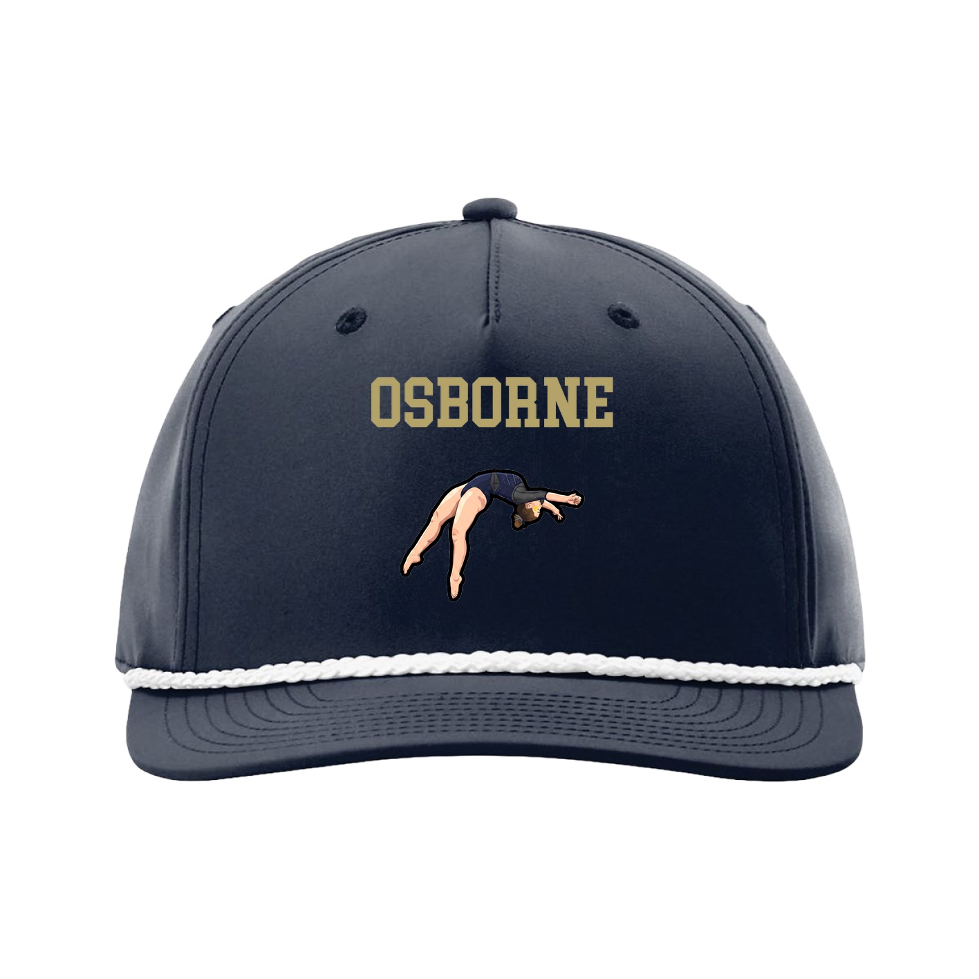 Five-Panel Classic Rope Cap — Shirsey in Navy