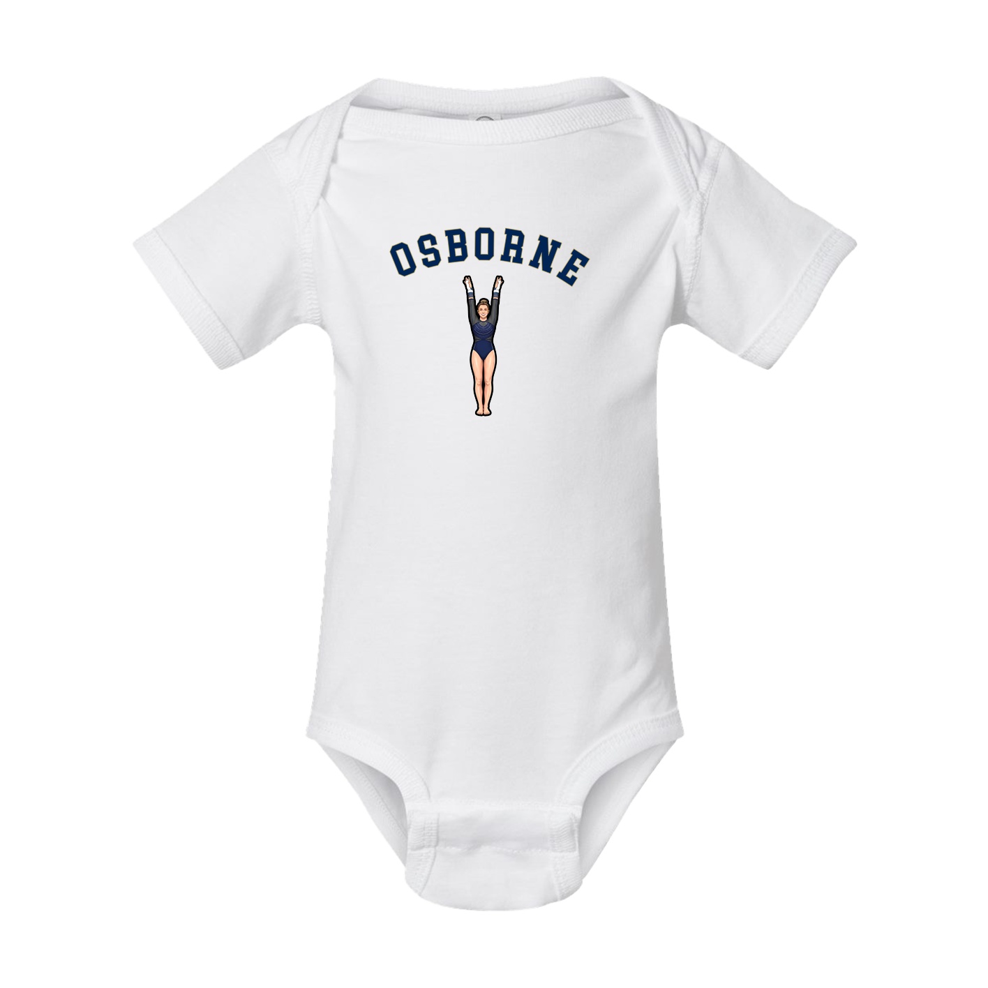 Baby Onesie — Shirsey Arch in White