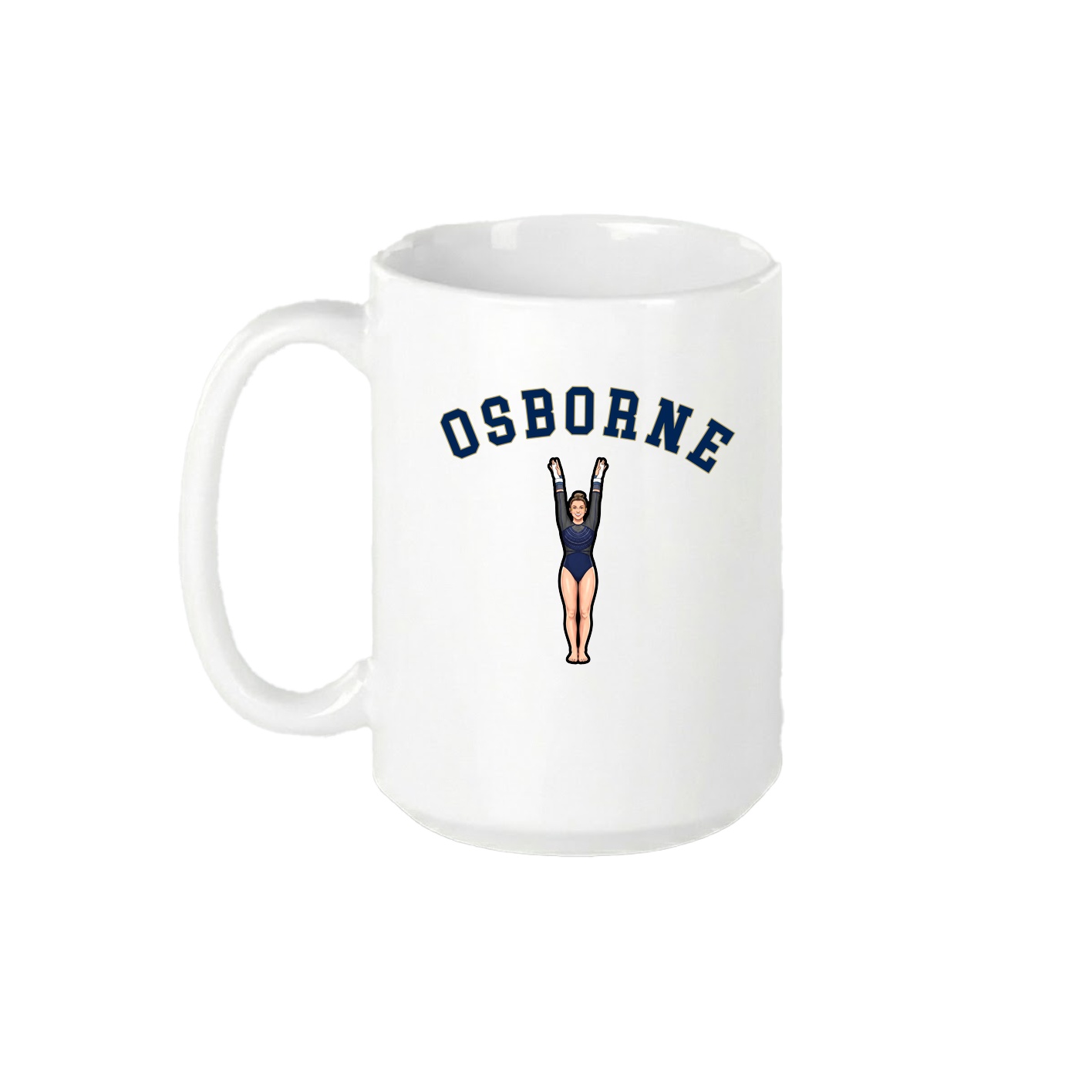 15oz Coffee Mug — Shirsey Arch in White