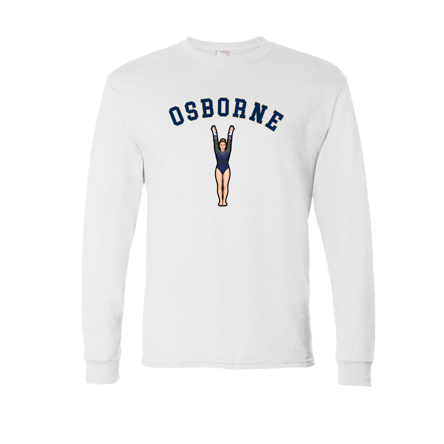 Long Sleeve Tee — Shirsey Arch in White