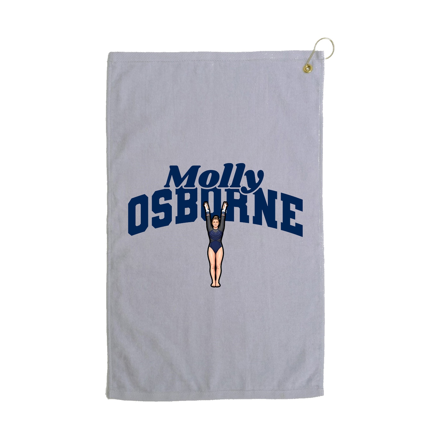 Golf Towel — Signature Arch in Grey