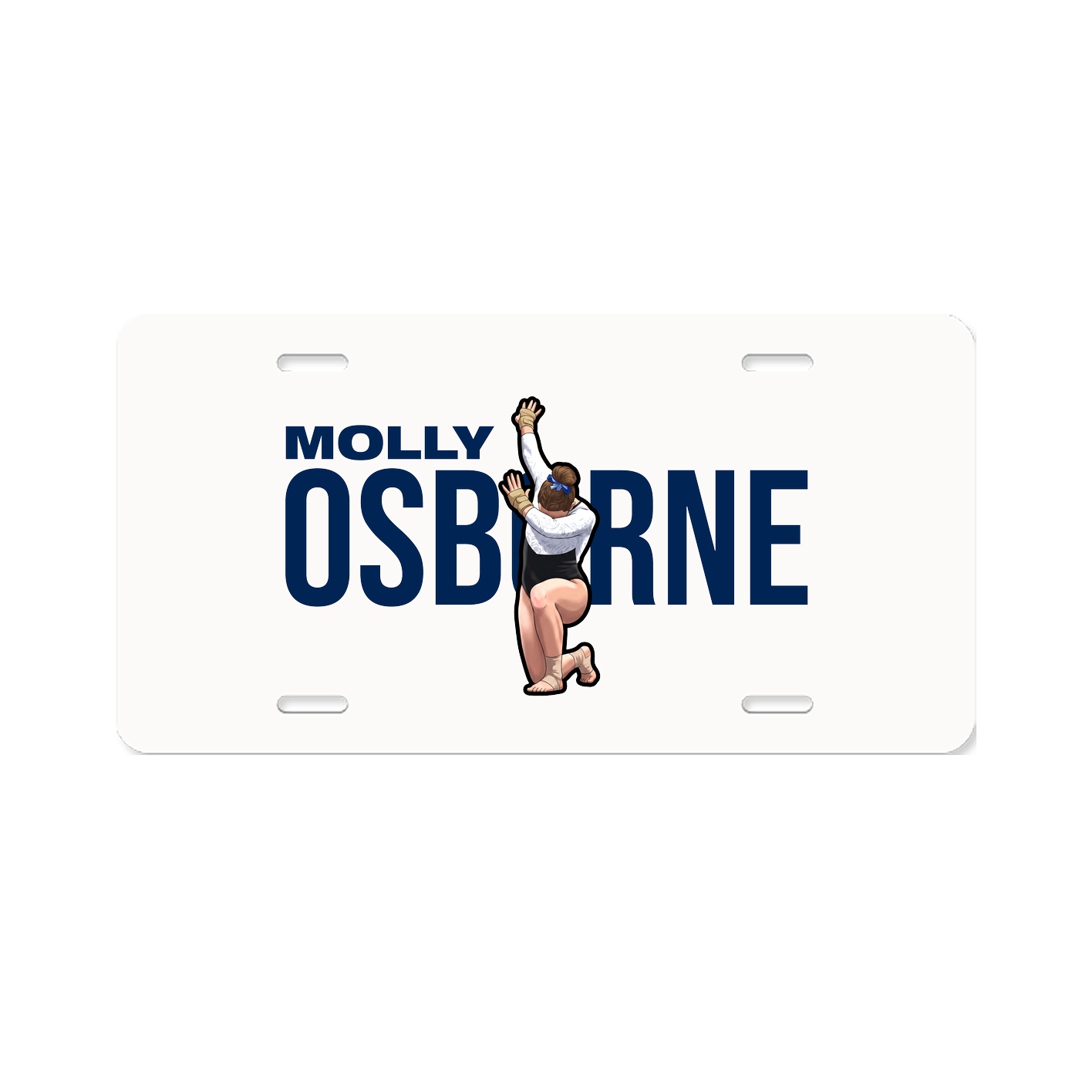 License Plate — Player Name in Classic