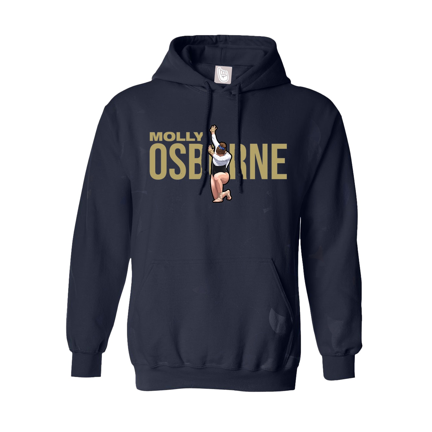 Hoodie — Player Name in Navy