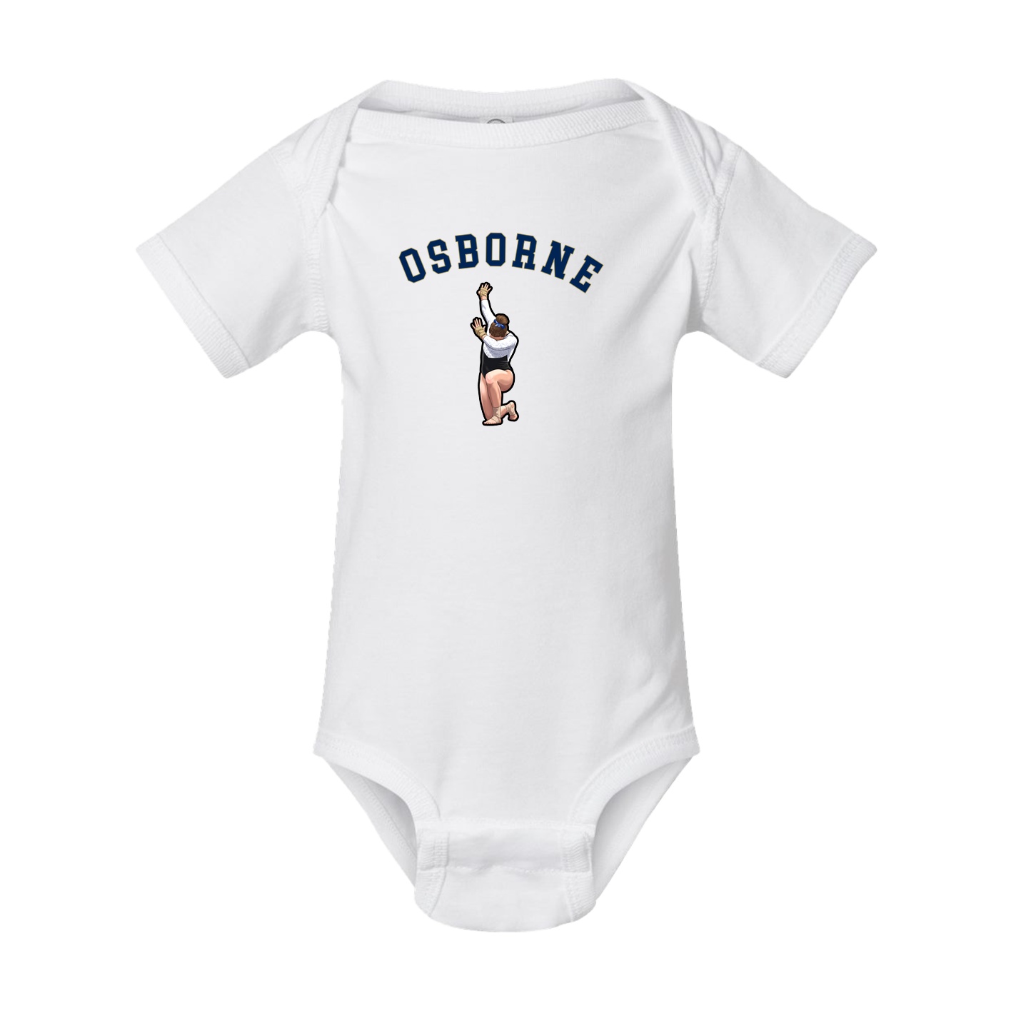 Baby Onesie — Shirsey Arch in White