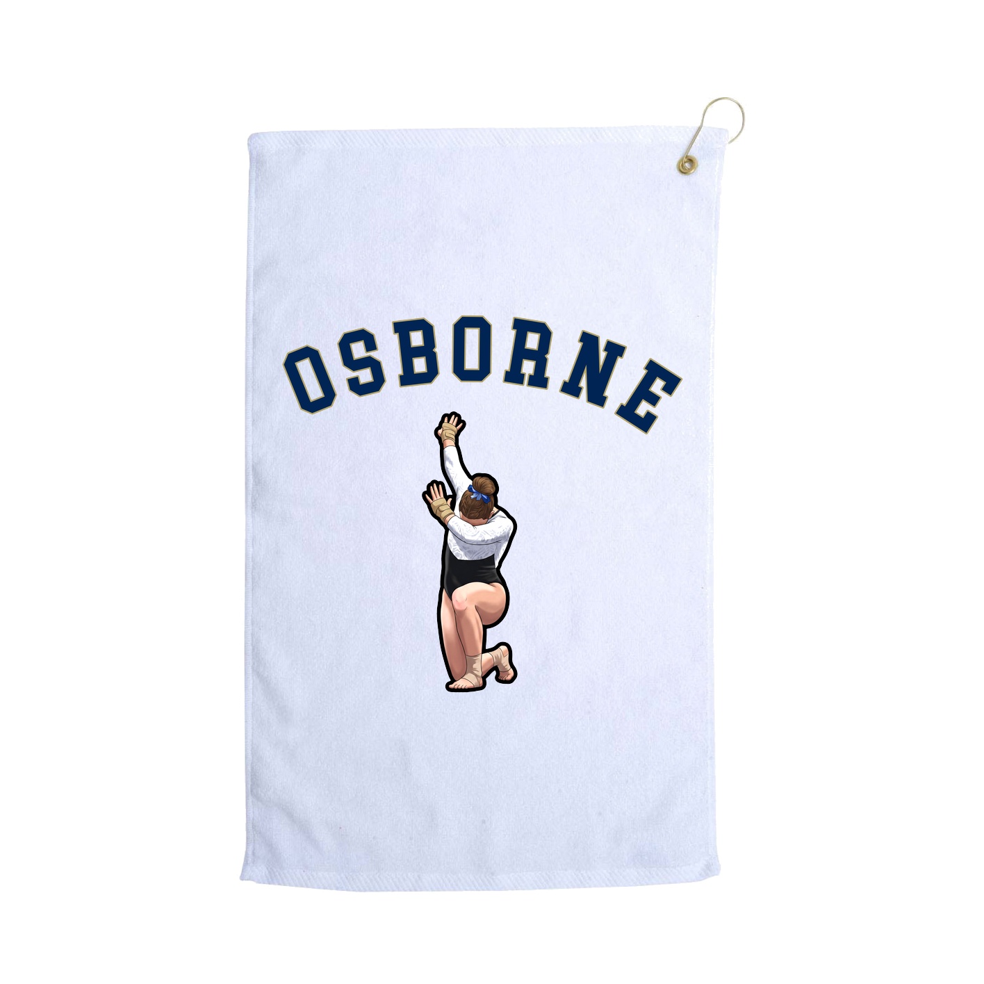 Golf Towel — Shirsey Arch in White