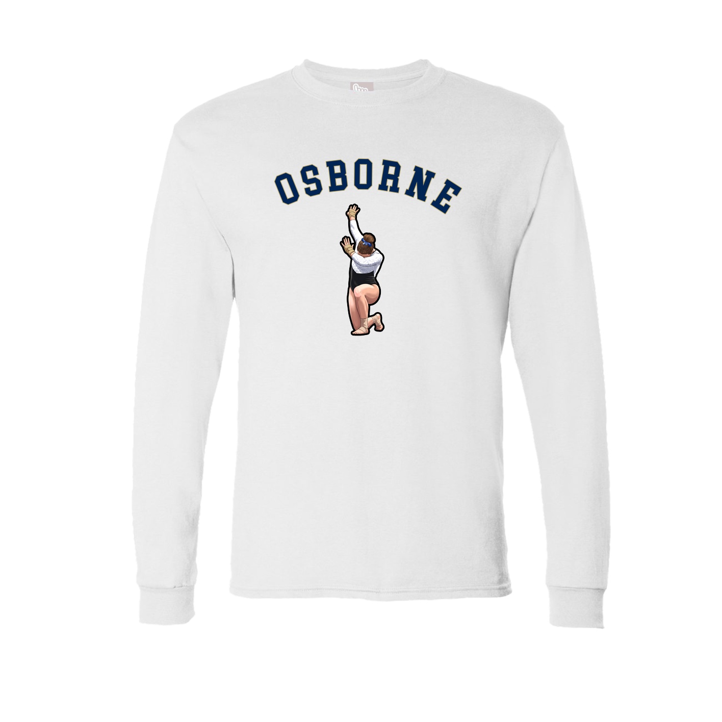 Long Sleeve Tee — Shirsey Arch in White