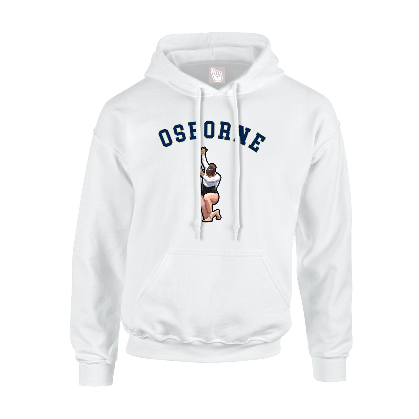 Hoodie — Shirsey Arch in White