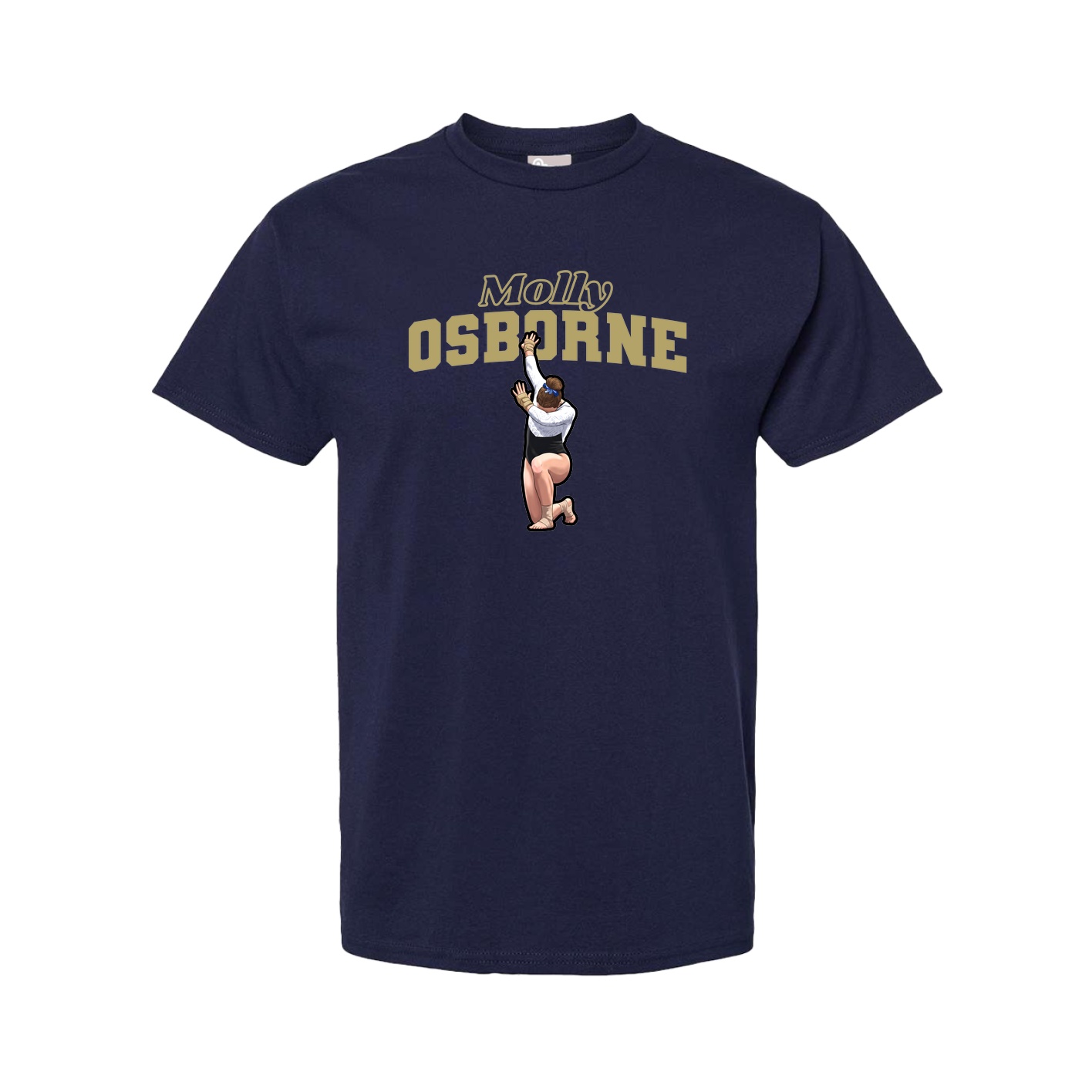 Youth Tee — Name Arch in Navy