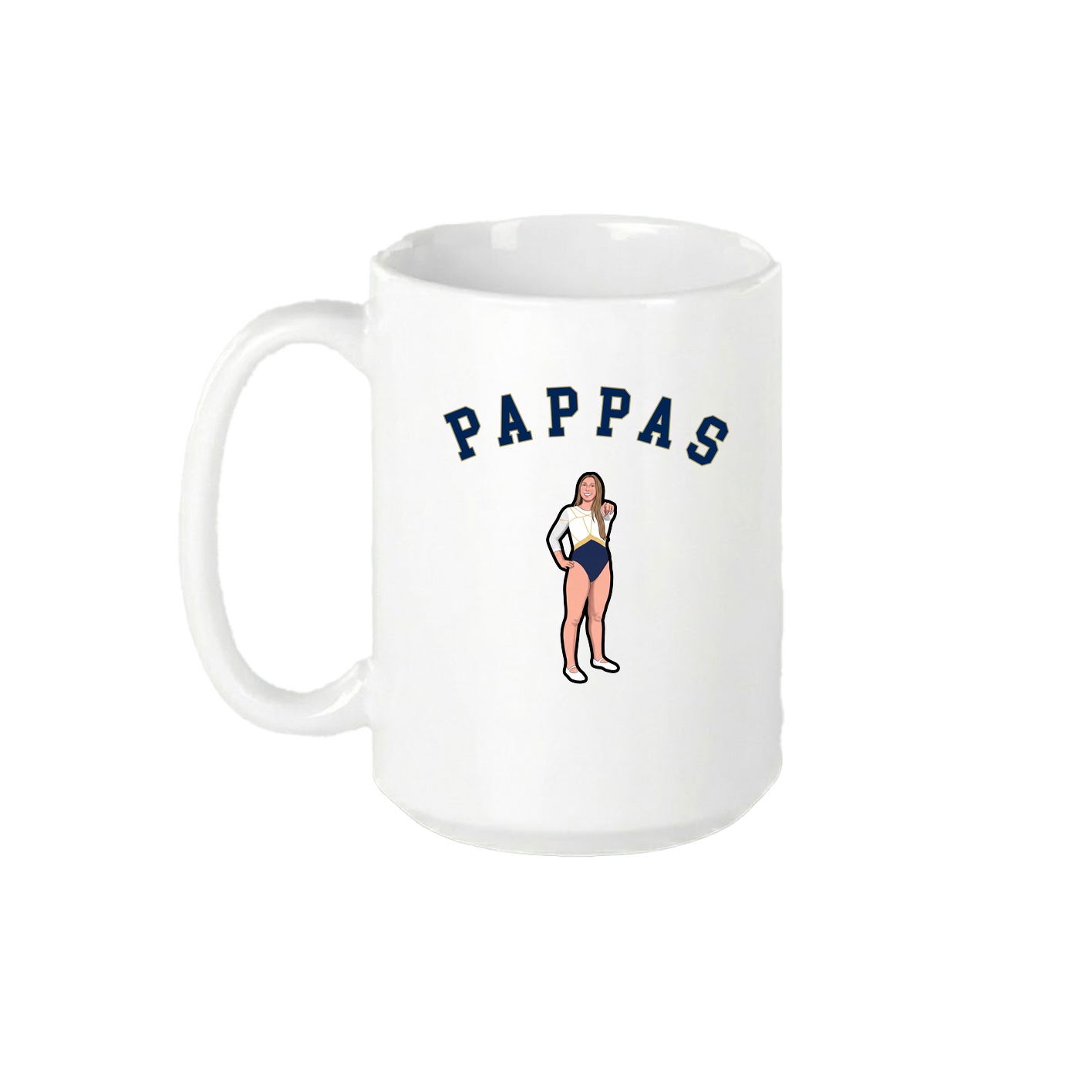 15oz Coffee Mug — Shirsey Arch in White