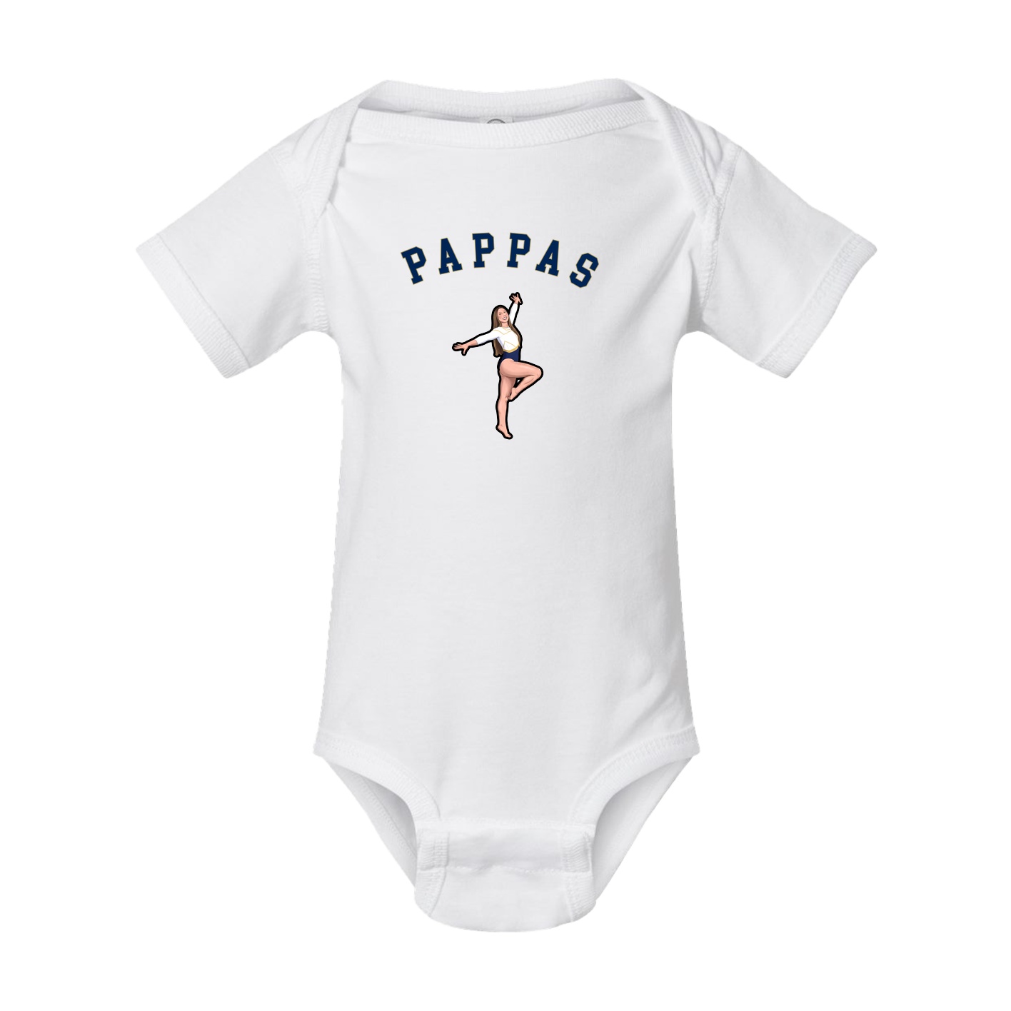 Baby Onesie — Shirsey Arch in White