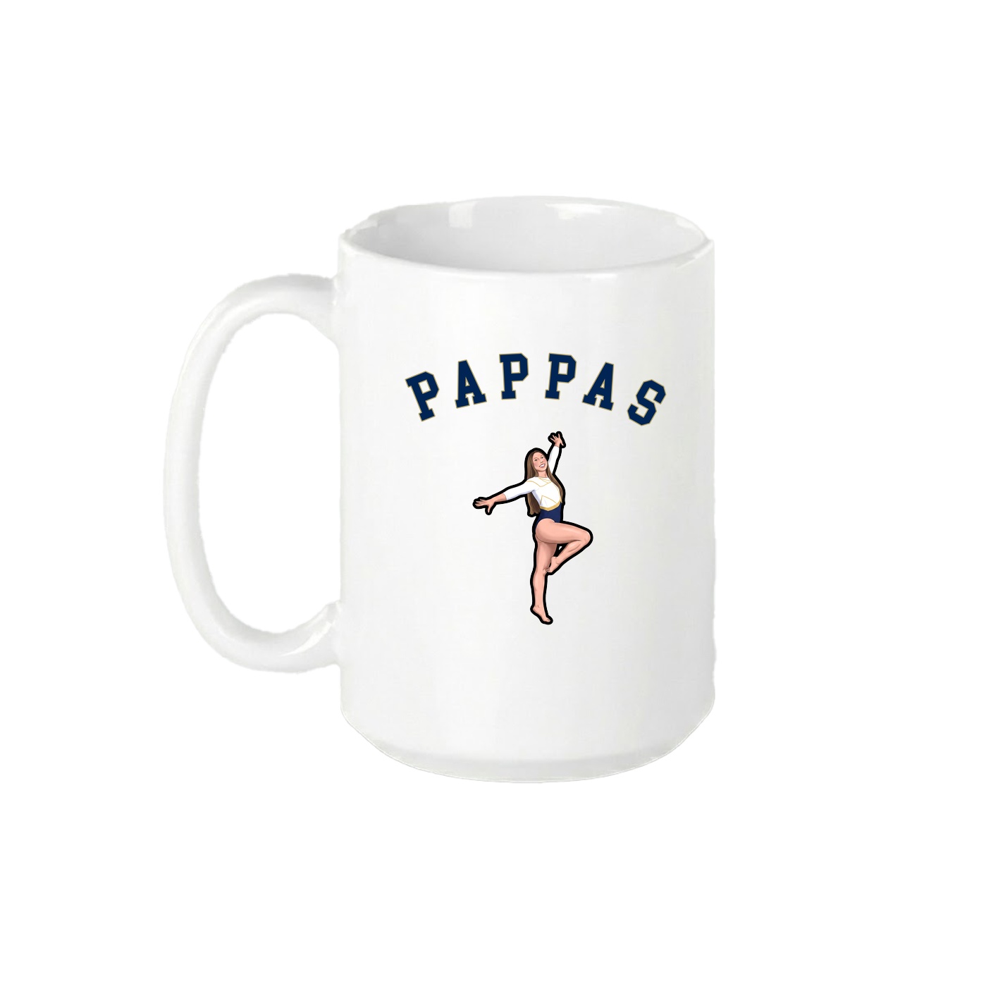 15oz Coffee Mug — Shirsey Arch in White