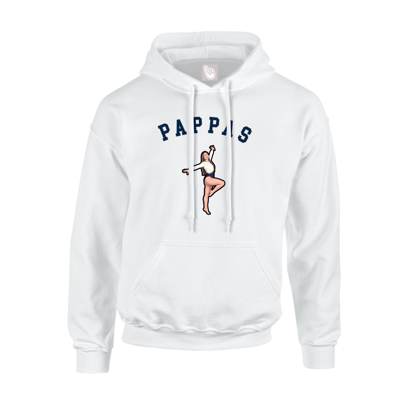 Youth Hoodie — Shirsey Arch in White