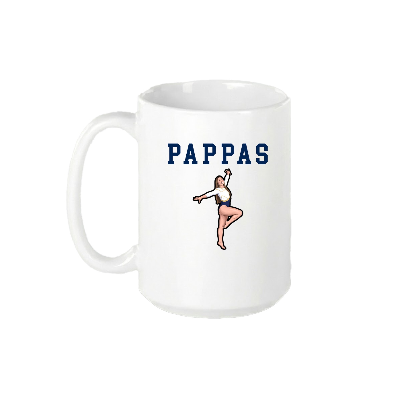 15oz Coffee Mug — Shirsey in White