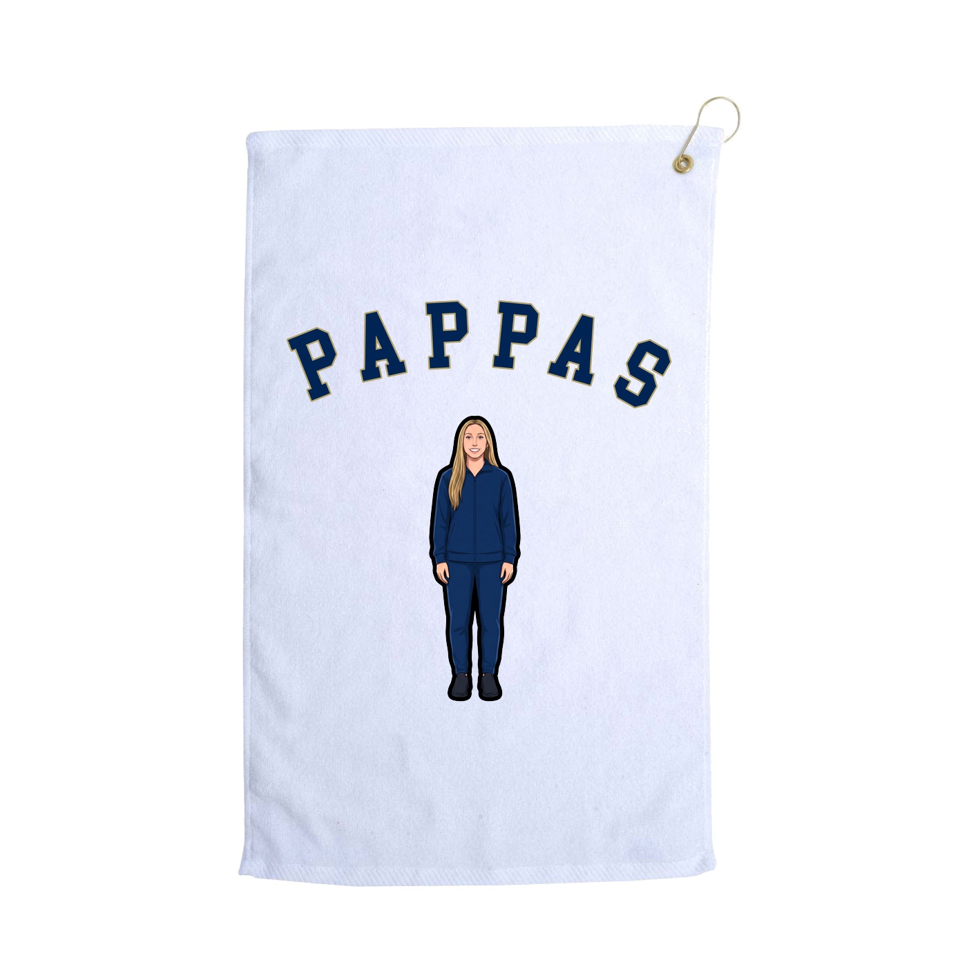 Golf Towel — Shirsey Arch in White