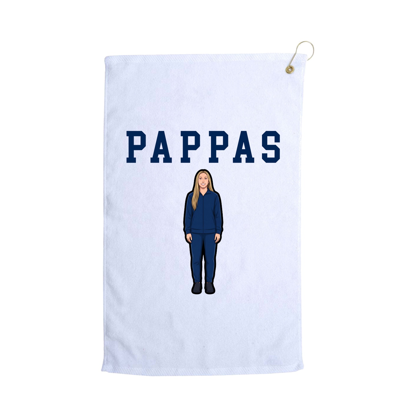 Golf Towel — Shirsey in White