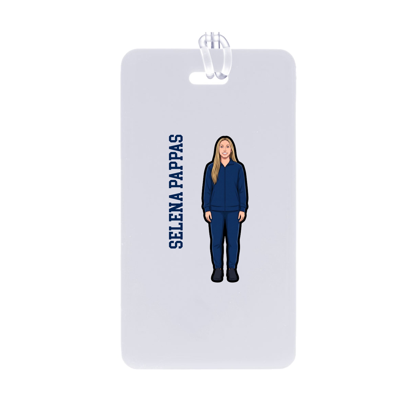 Bag Tag — Name Vertical in Classic