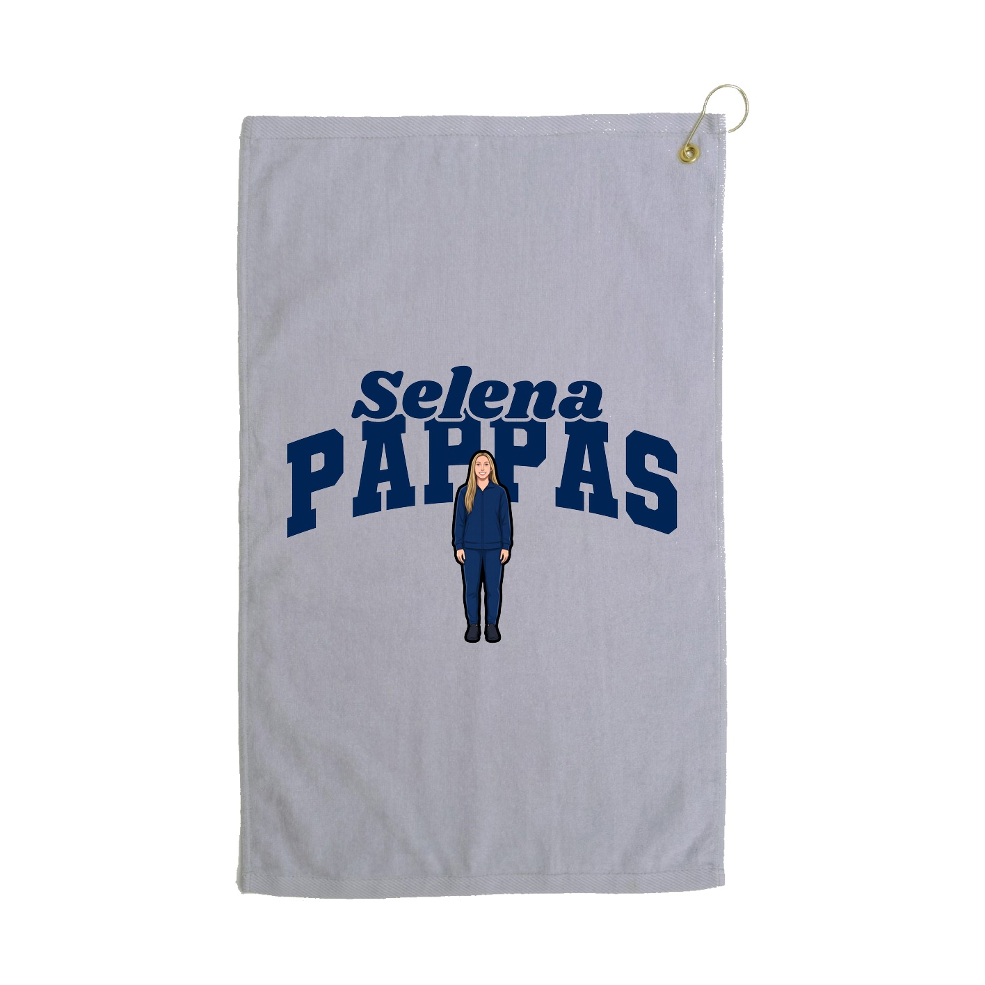 Golf Towel — Signature Arch in Grey