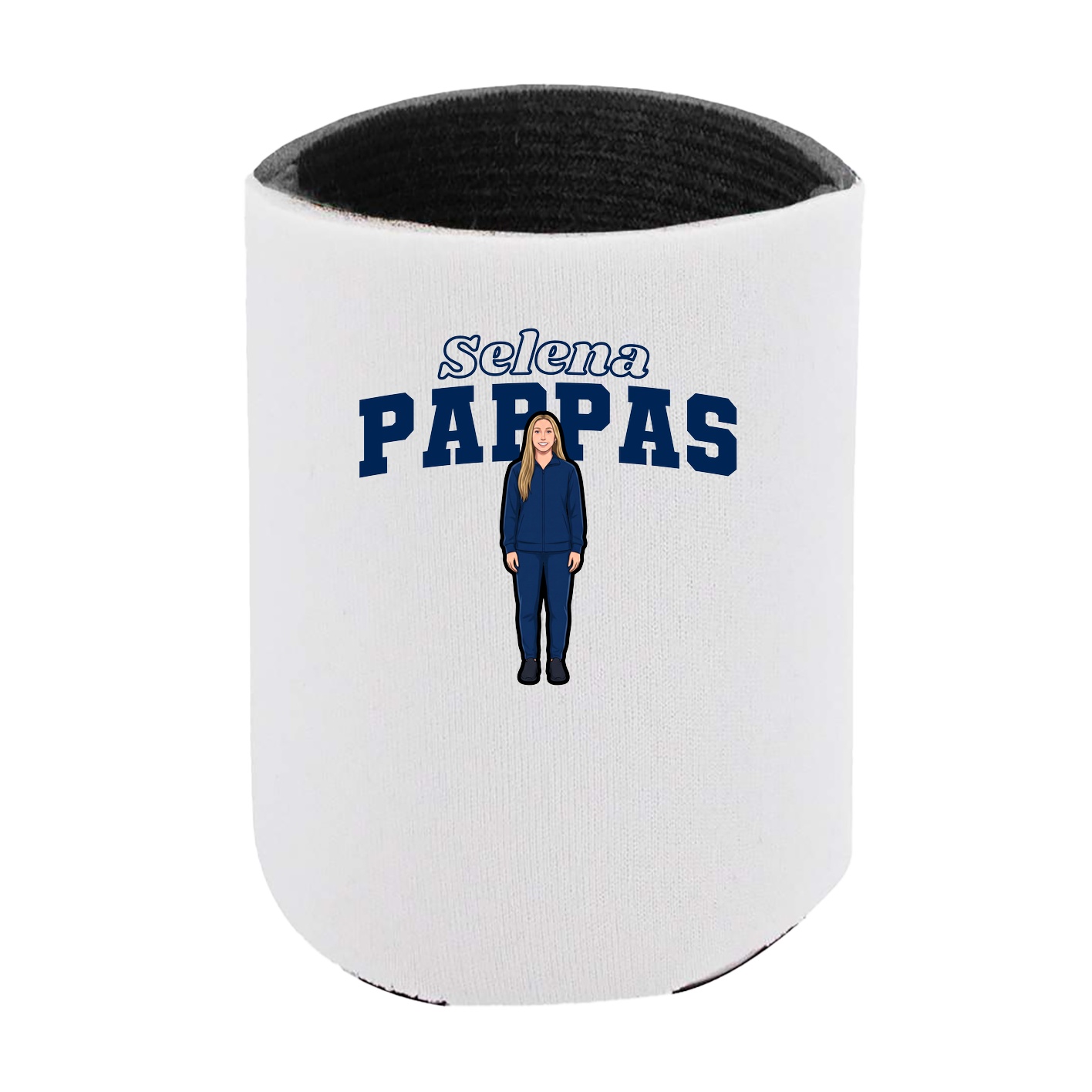 Can Holder — Name Arch in White