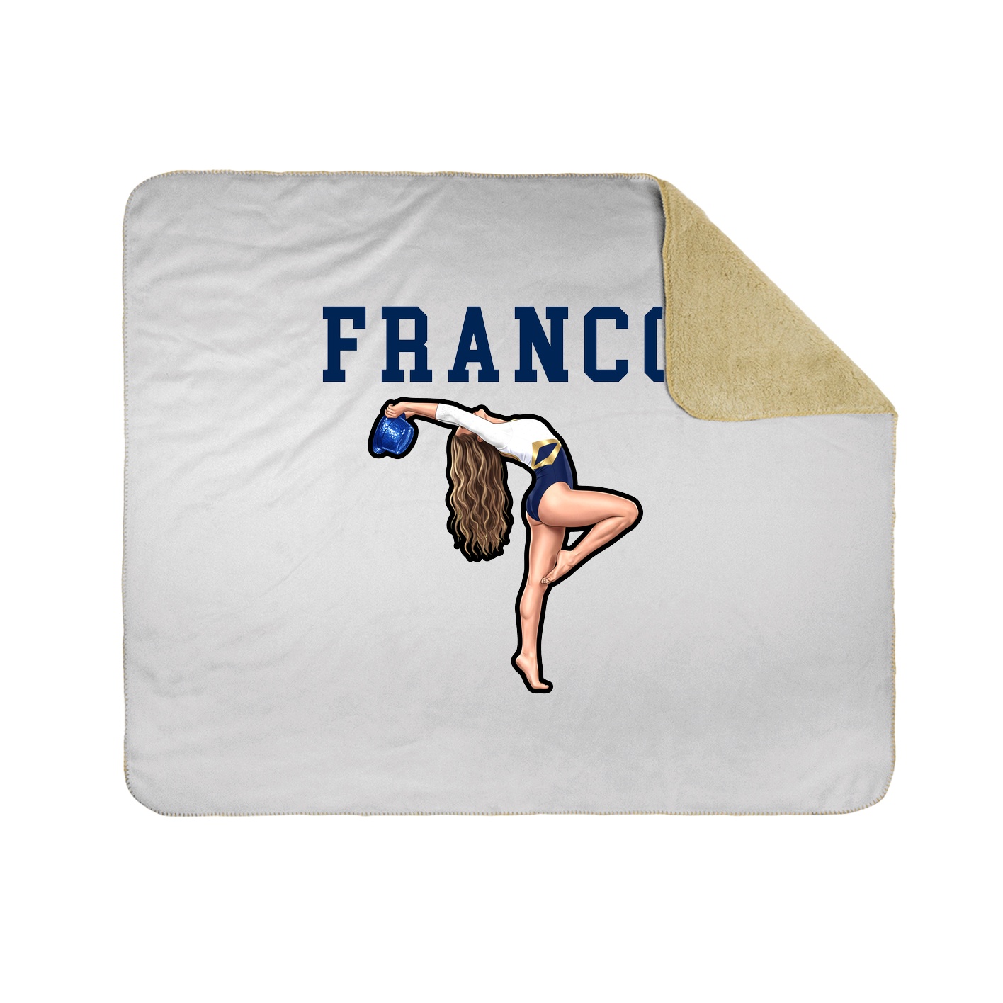 Throw Blanket — Shirsey in White