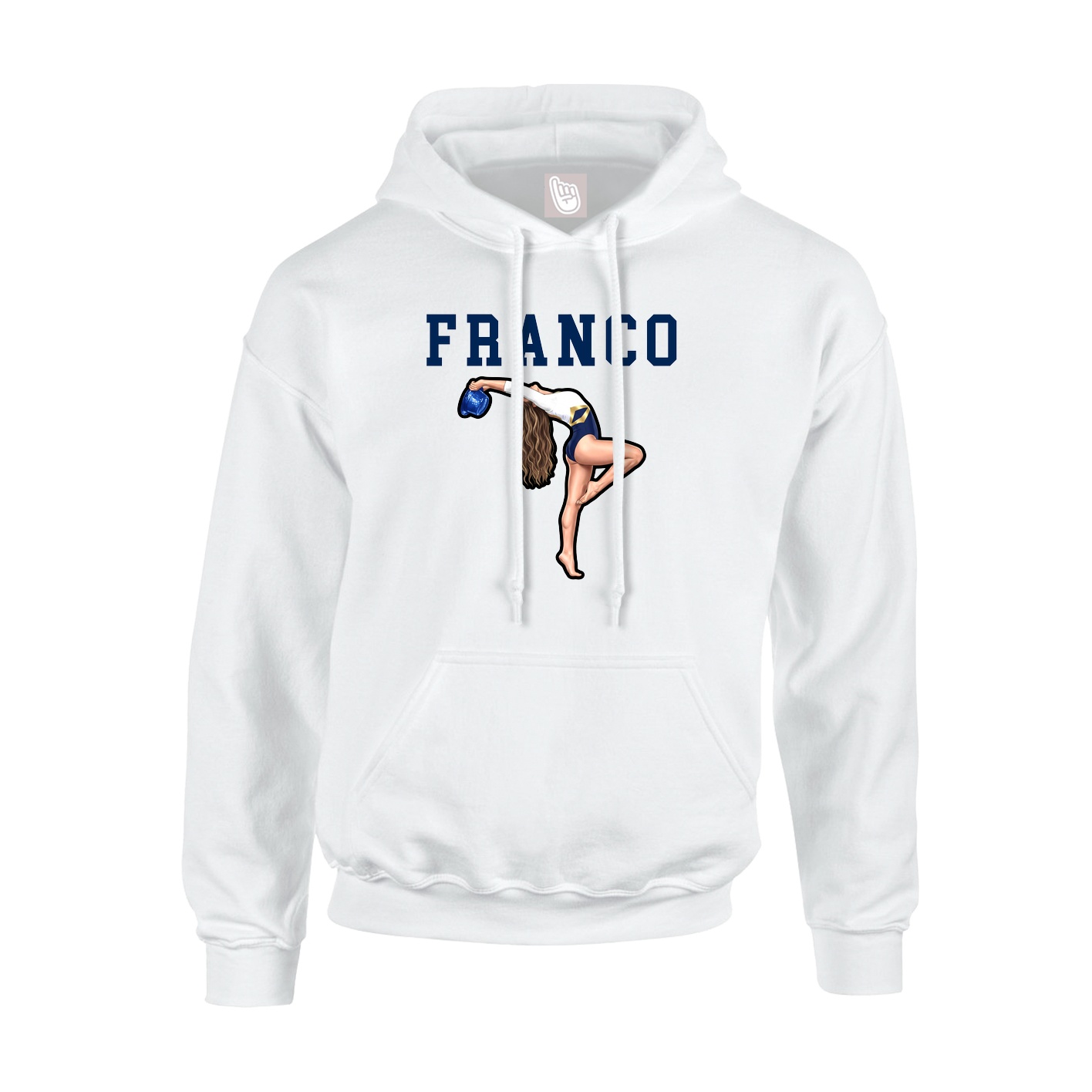 Hoodie — Shirsey in White