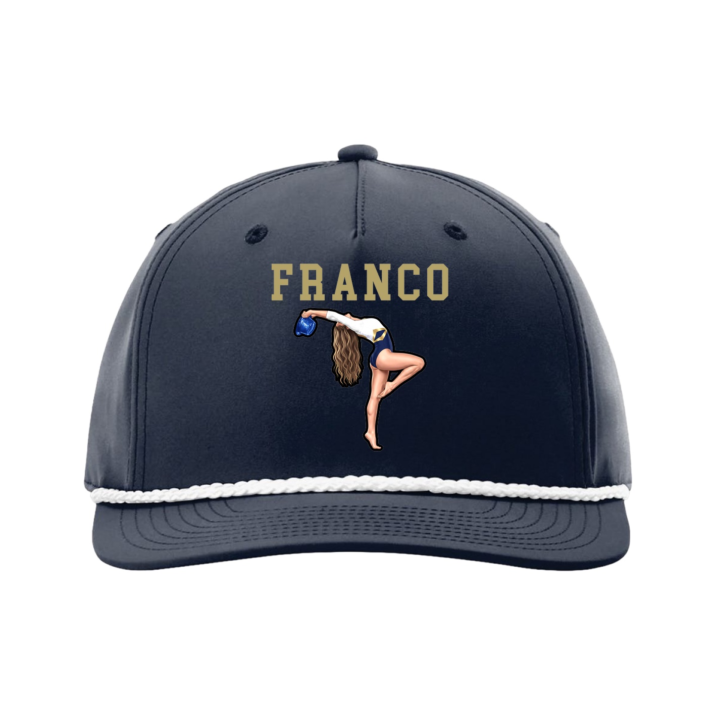 Five-Panel Classic Rope Cap — Shirsey in Navy