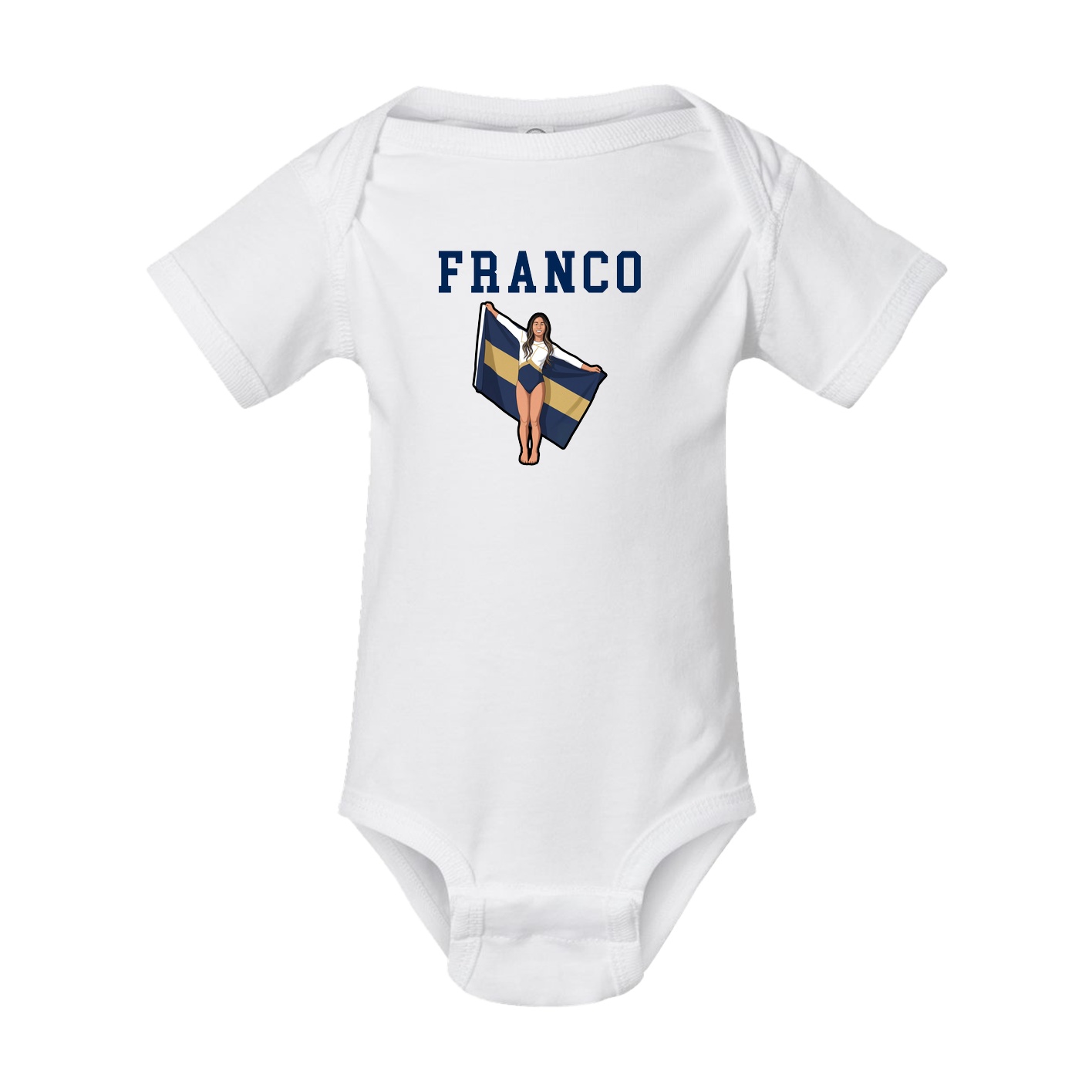 Baby Onesie — Shirsey in White