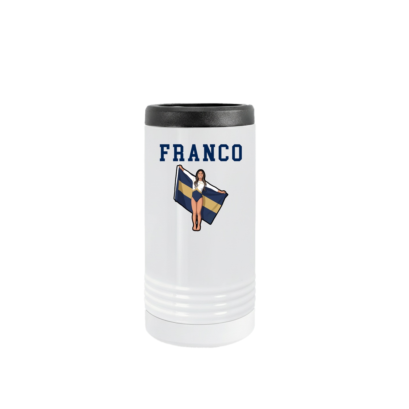 Slim Beverage Holder — Shirsey in White