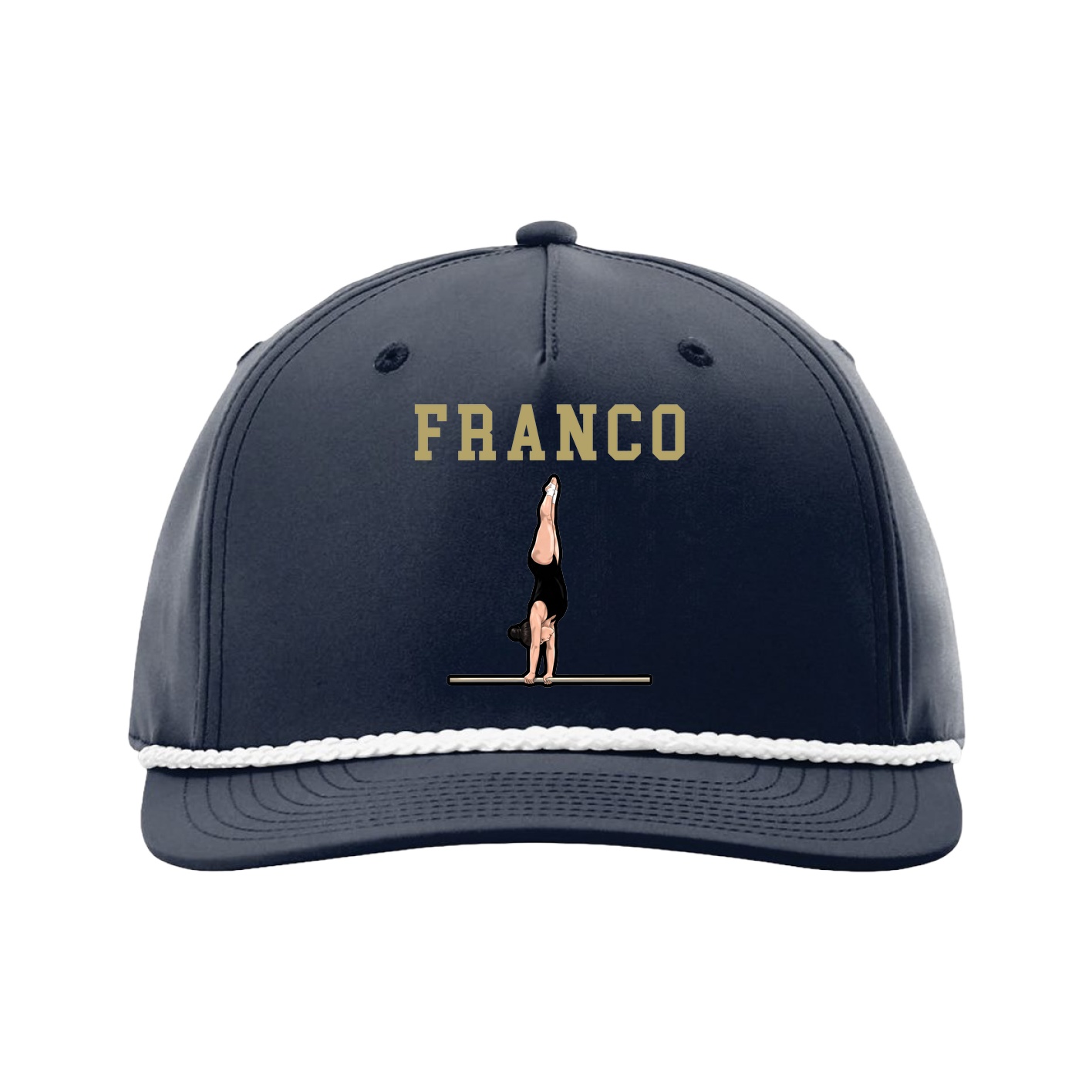 Five-Panel Classic Rope Cap — Shirsey in Navy